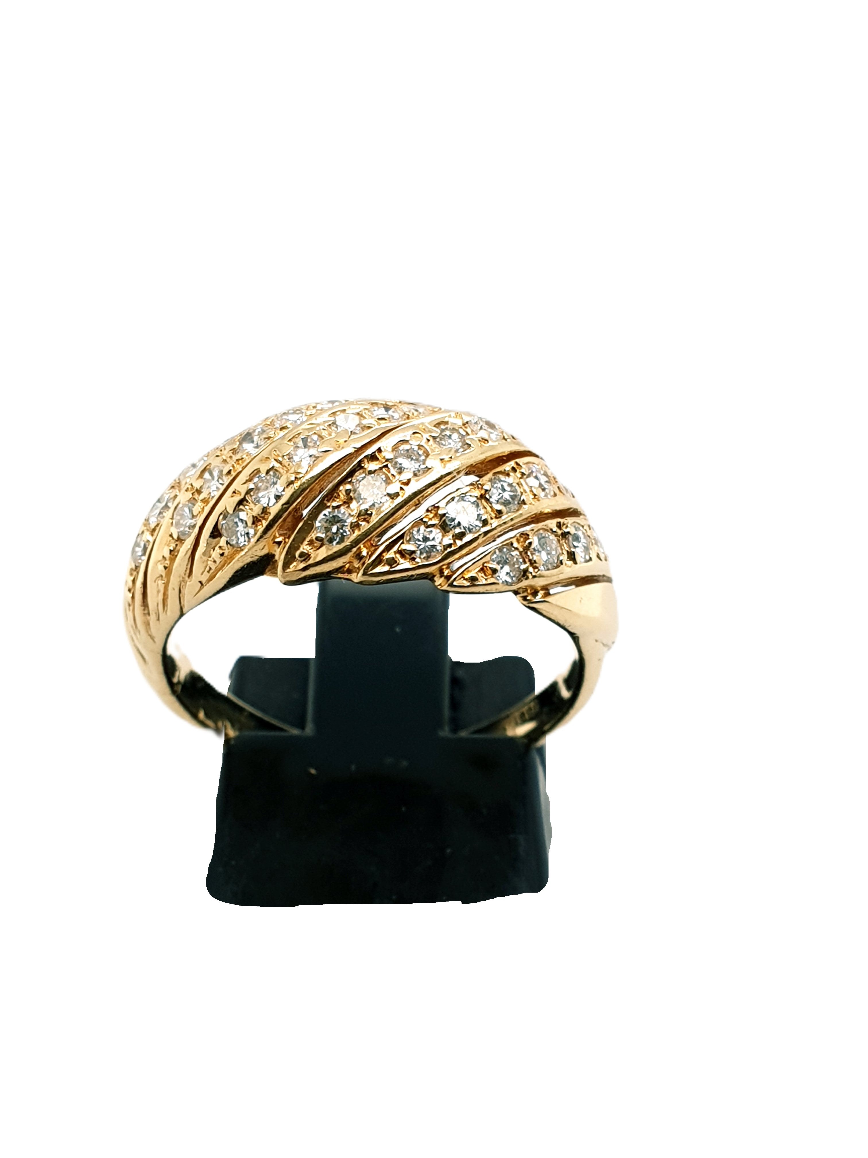 Brillant Gold Ring 585/14kt Gr.52
