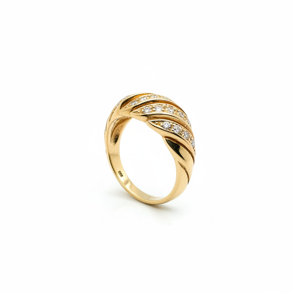 Brillant Gold Ring 585/14kt Gr.52