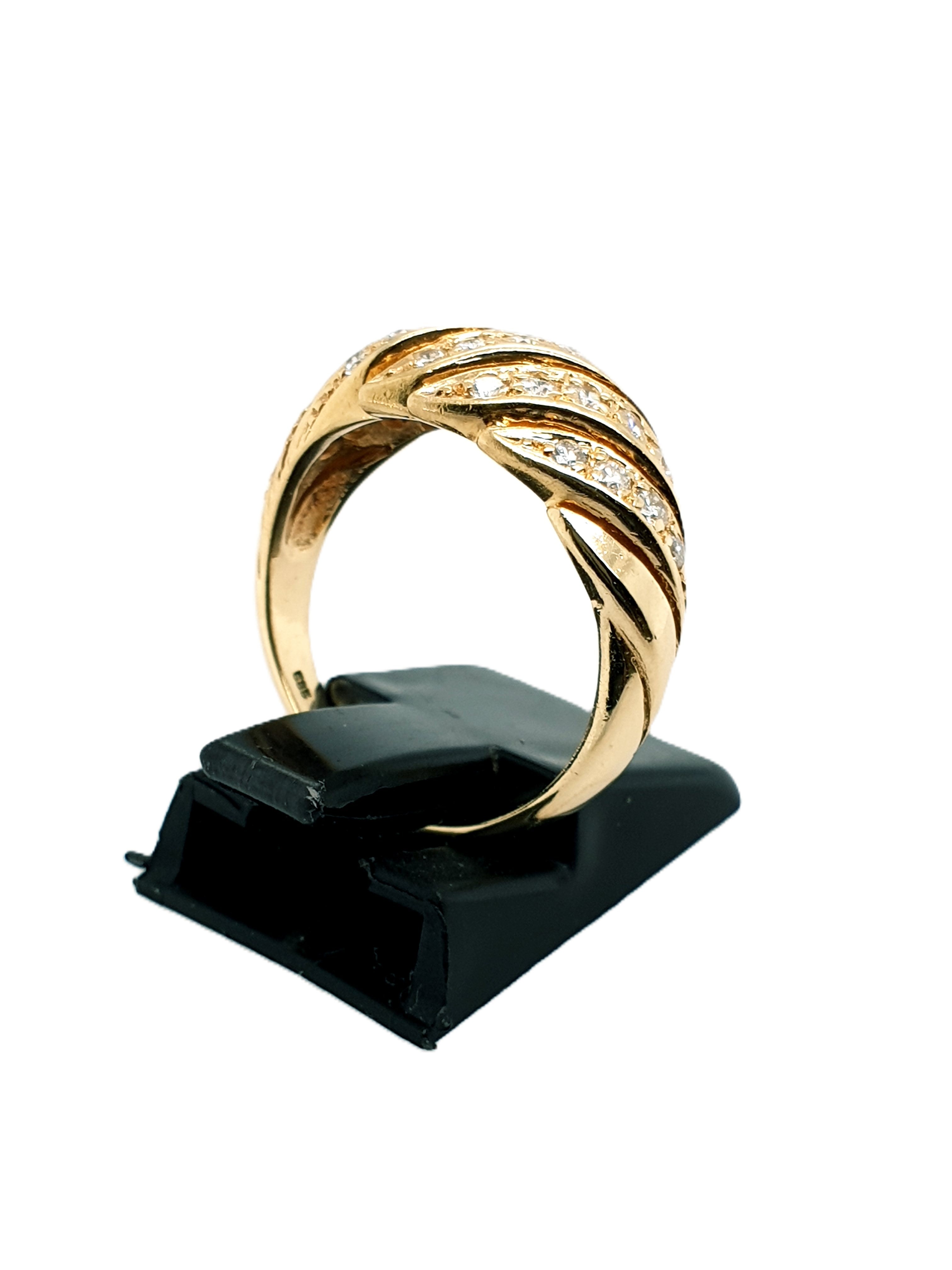 Brillant Gold Ring 585/14kt Gr.52