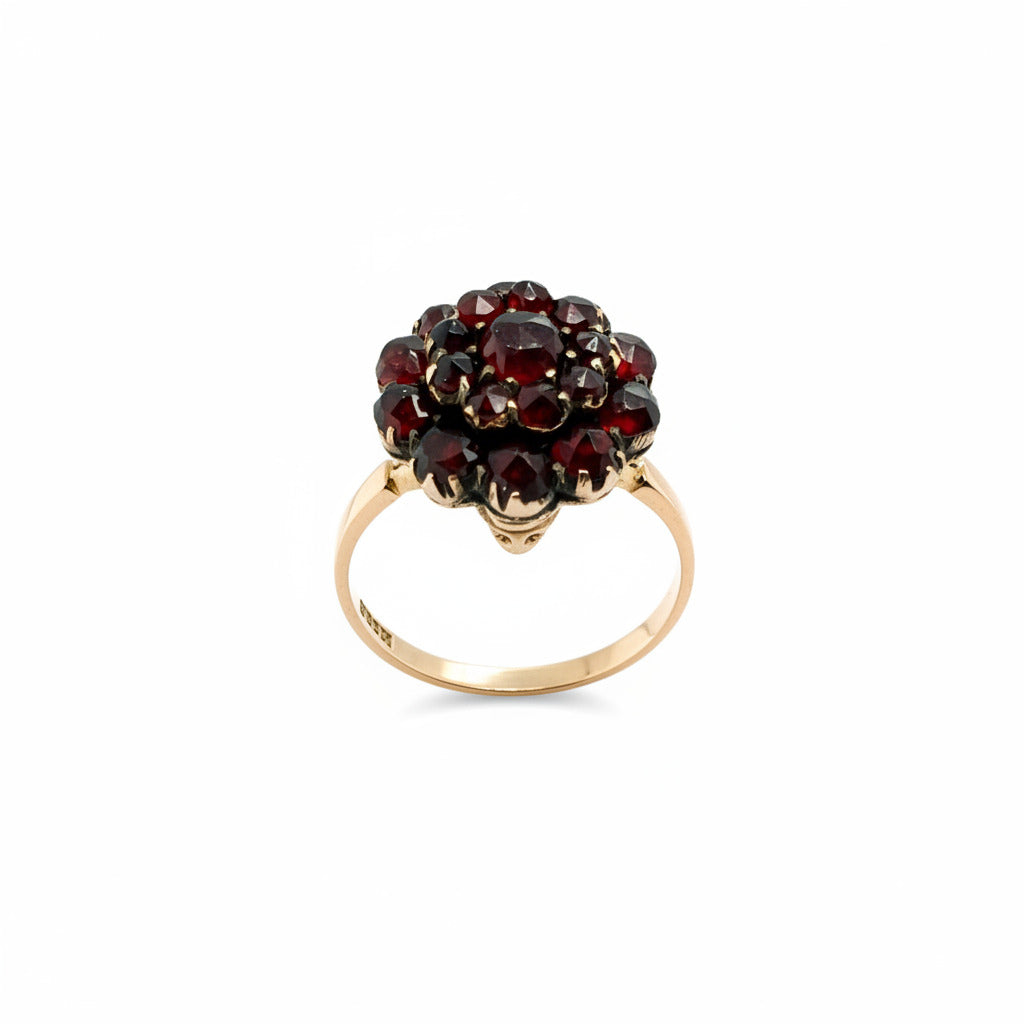 Granat Gold Ring 585/14kt Gr.53