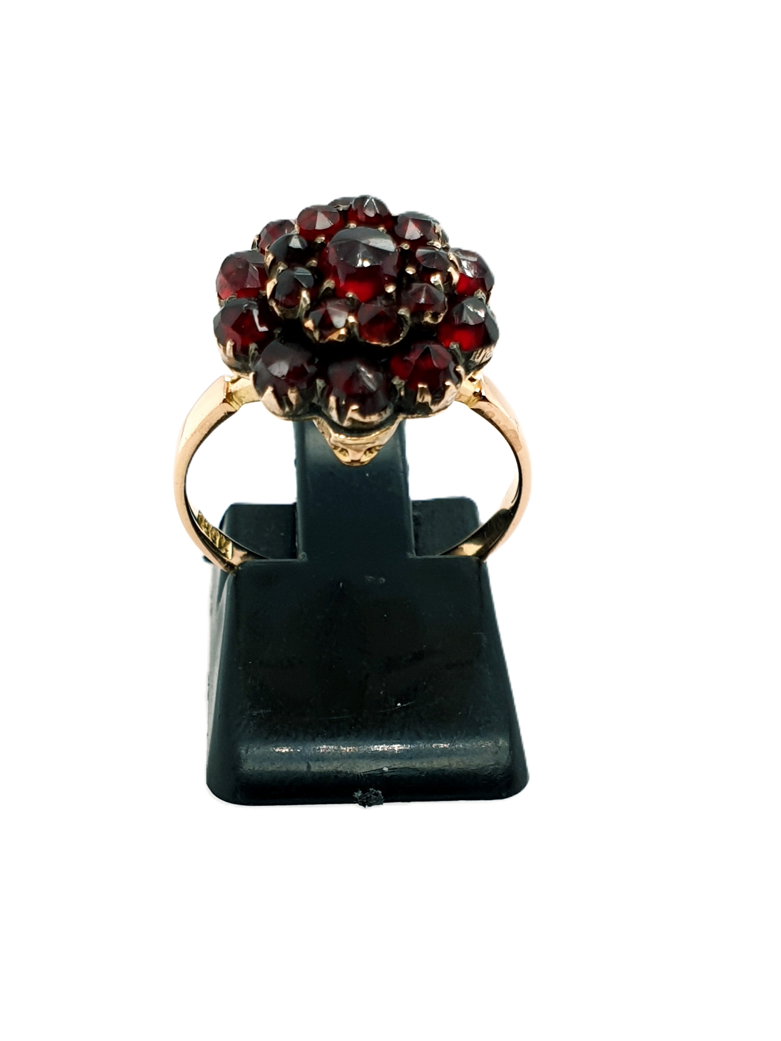 Granat Gold Ring 585/14kt Gr.53