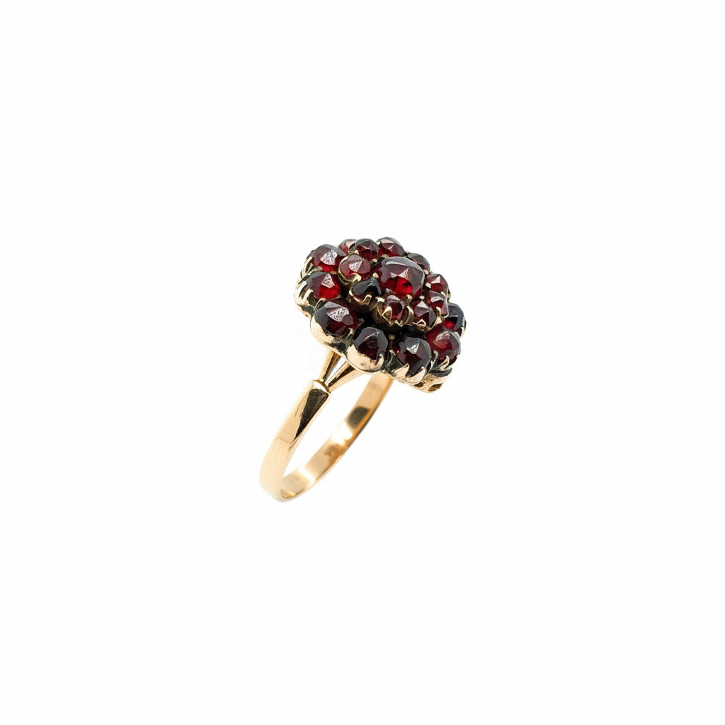 Granat Gold Ring 585/14kt Gr.53