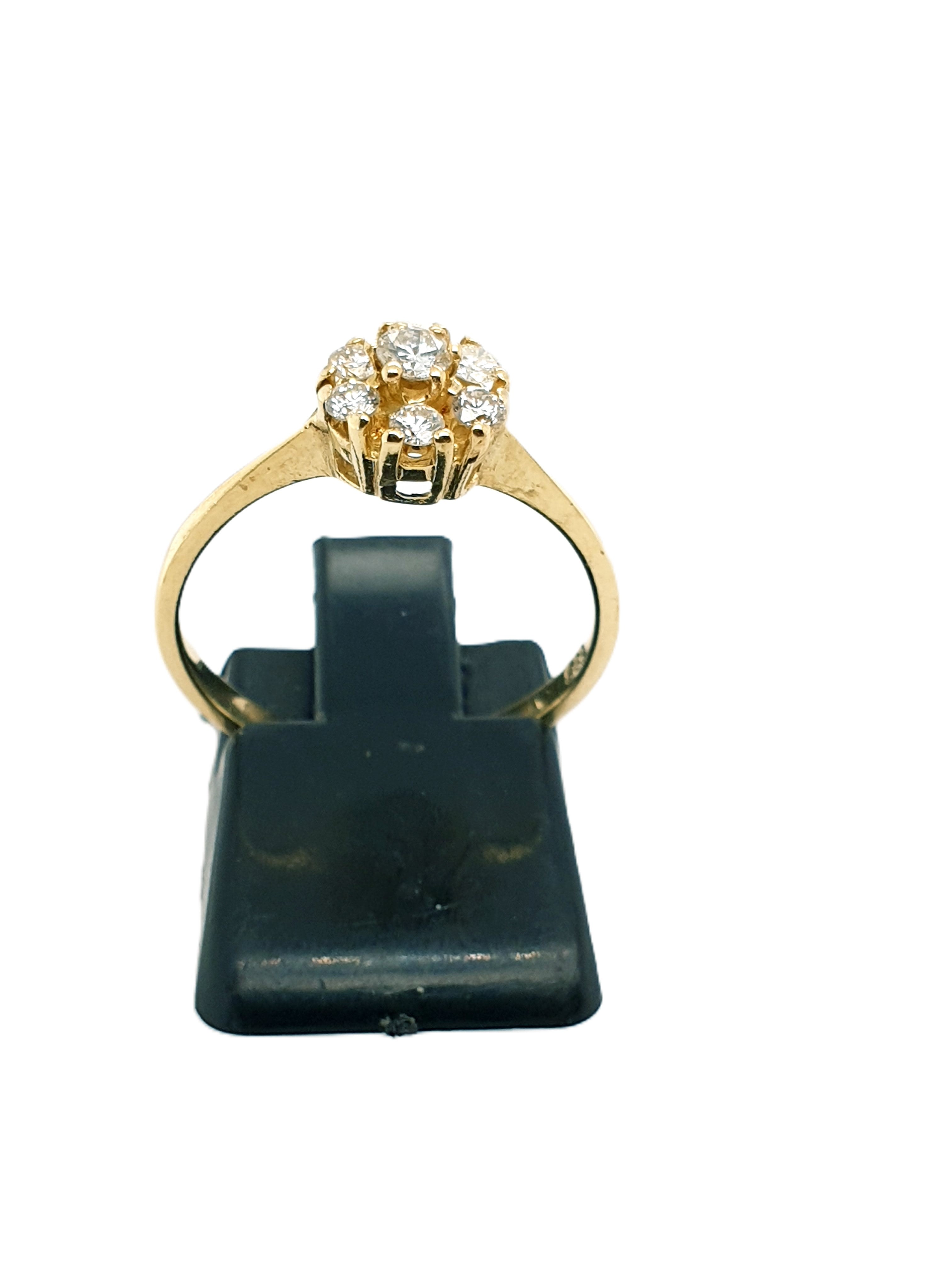Brillant Gold Ring 585/14kt Gr.53