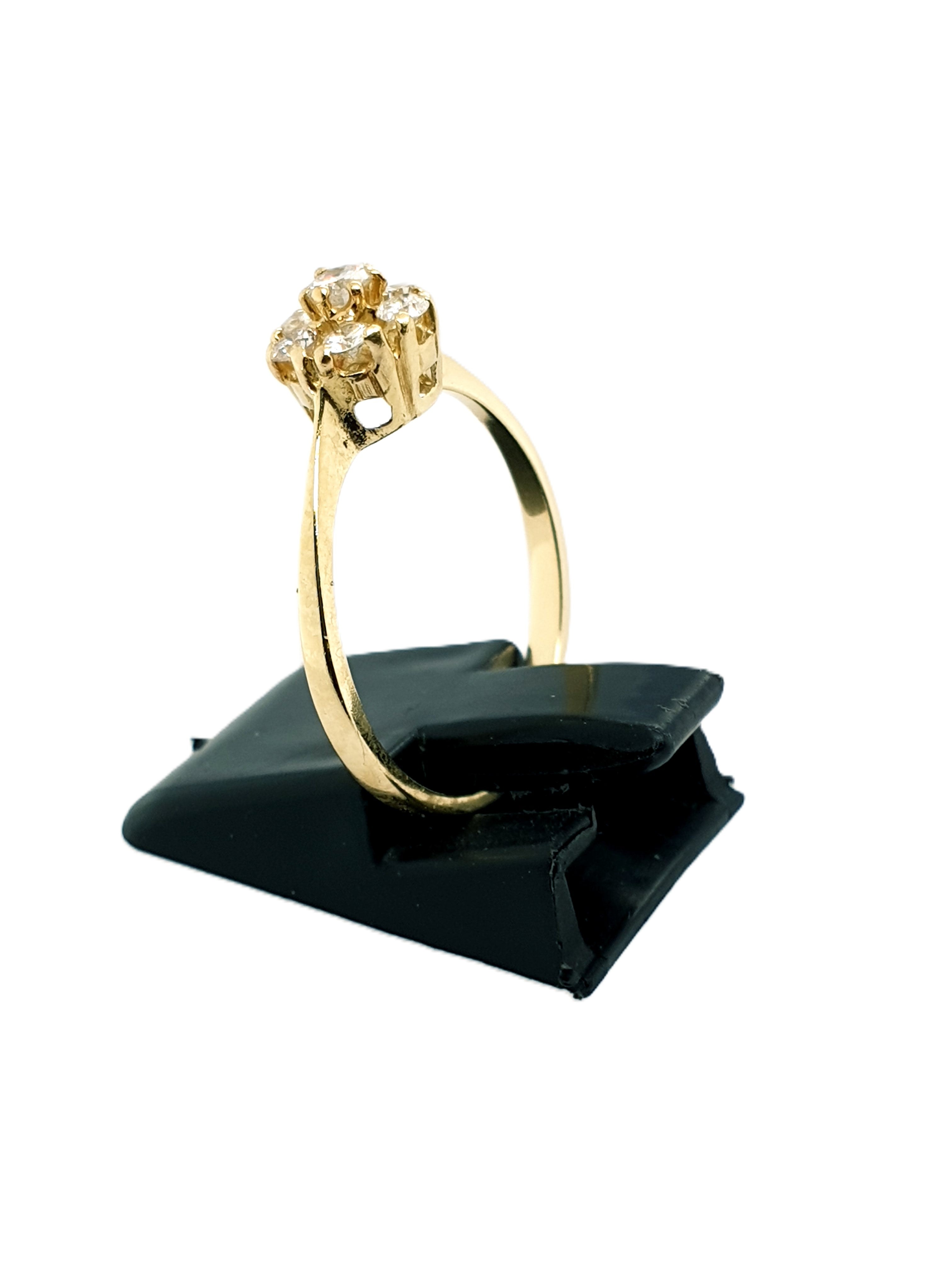 Brillant Gold Ring 585/14kt Gr.53