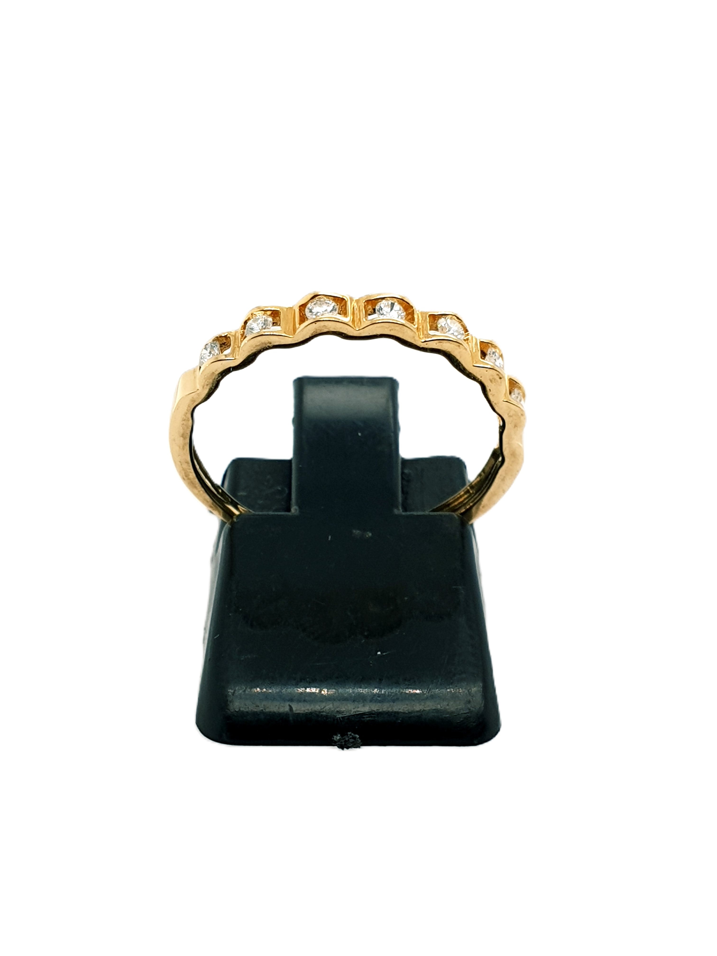 Brillant Gold Ring 750/18kt Gr.53