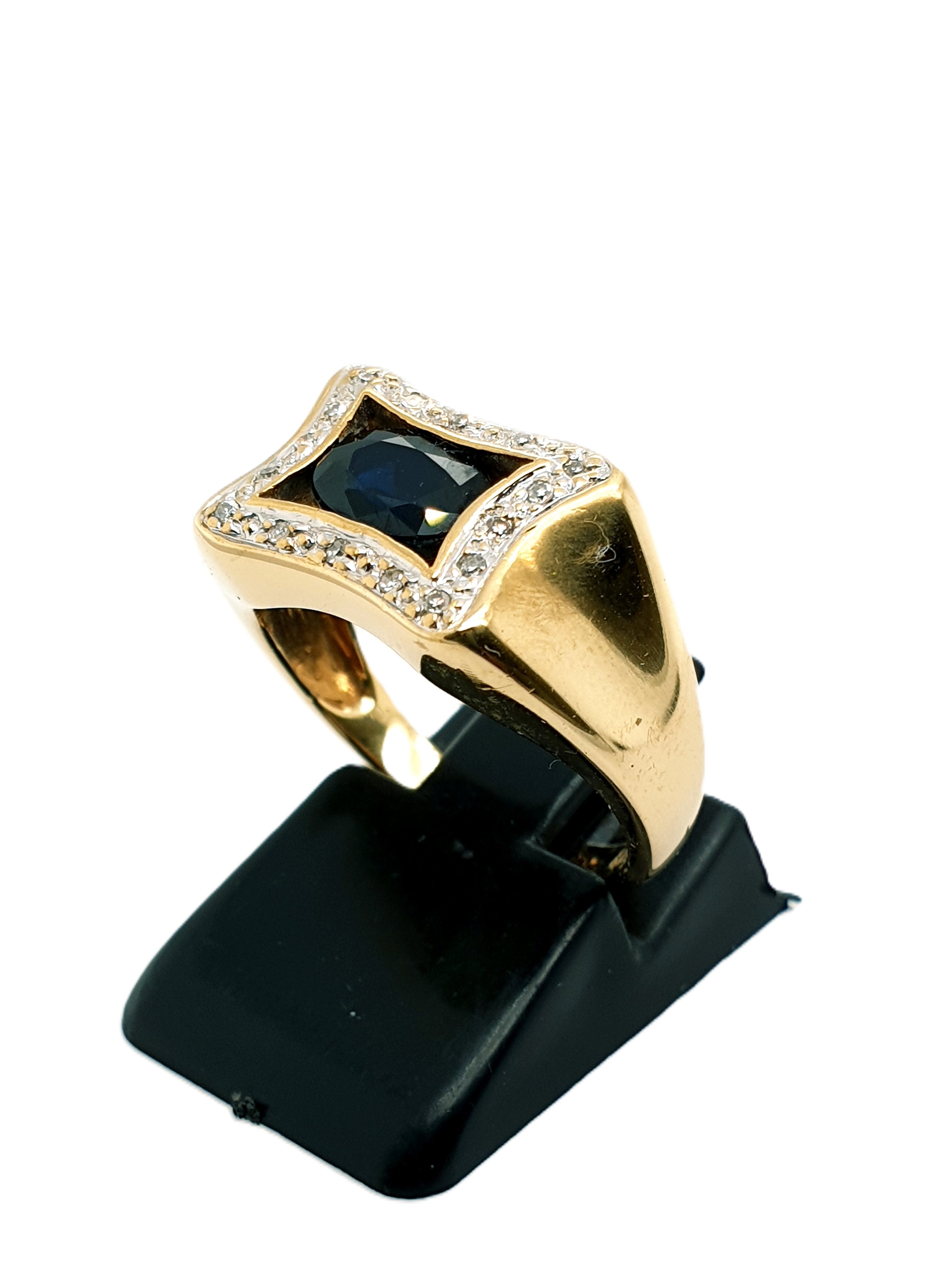 Gold Ring 750/18kt Gr.53