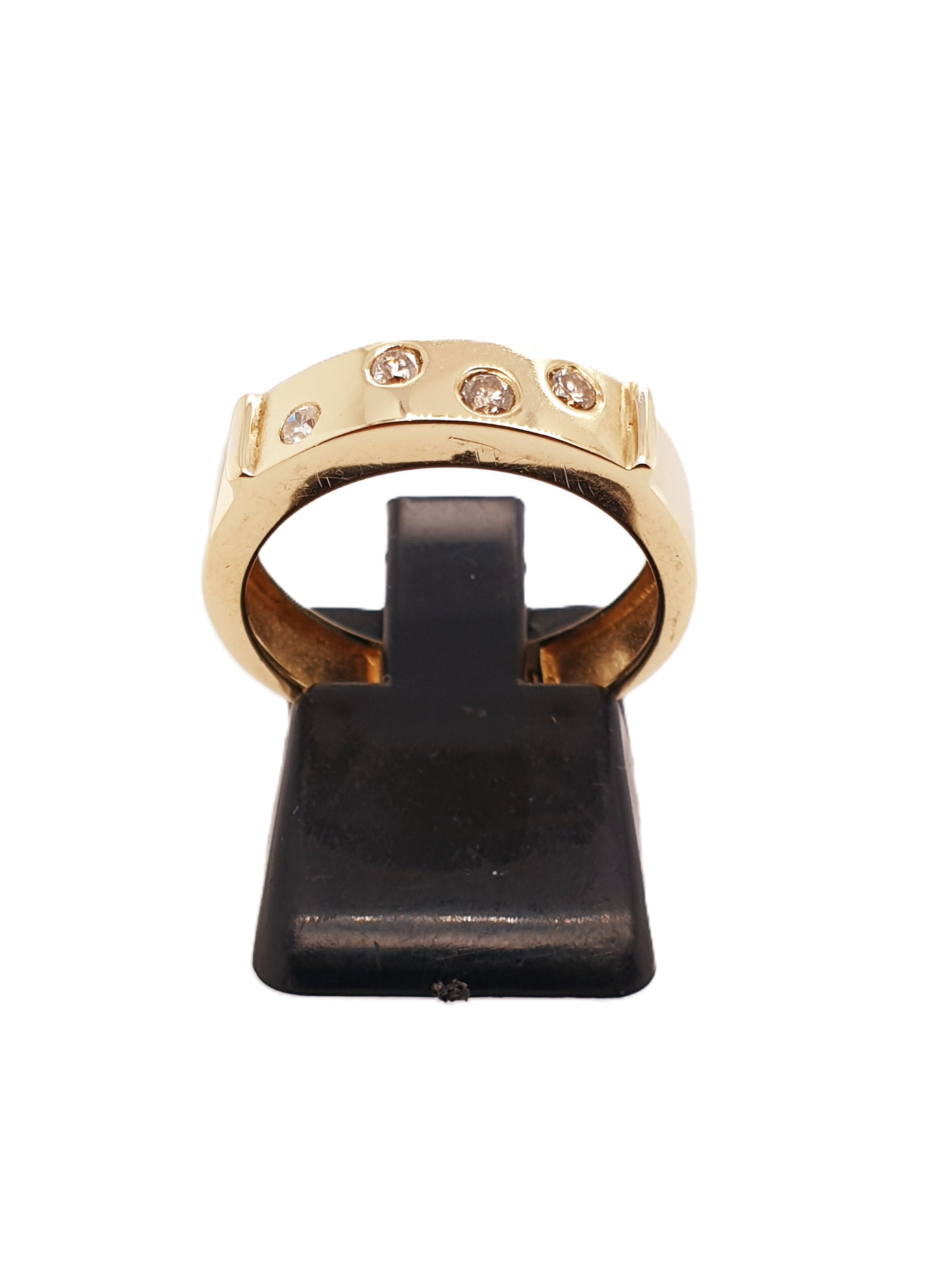 Brillant Ring 585/14kt Gold Gr.54