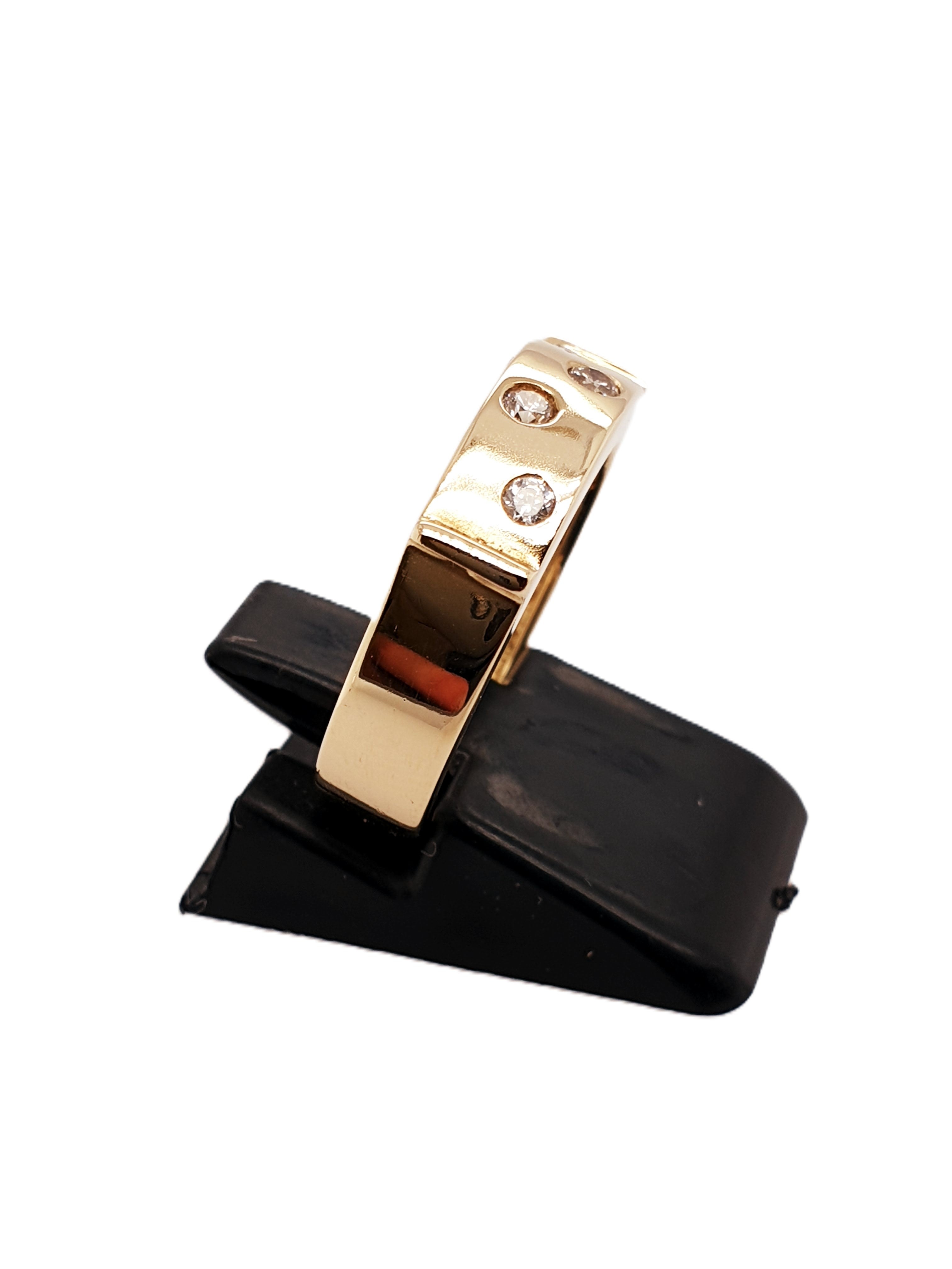 Brillant Ring 585/14kt Gold Gr.54