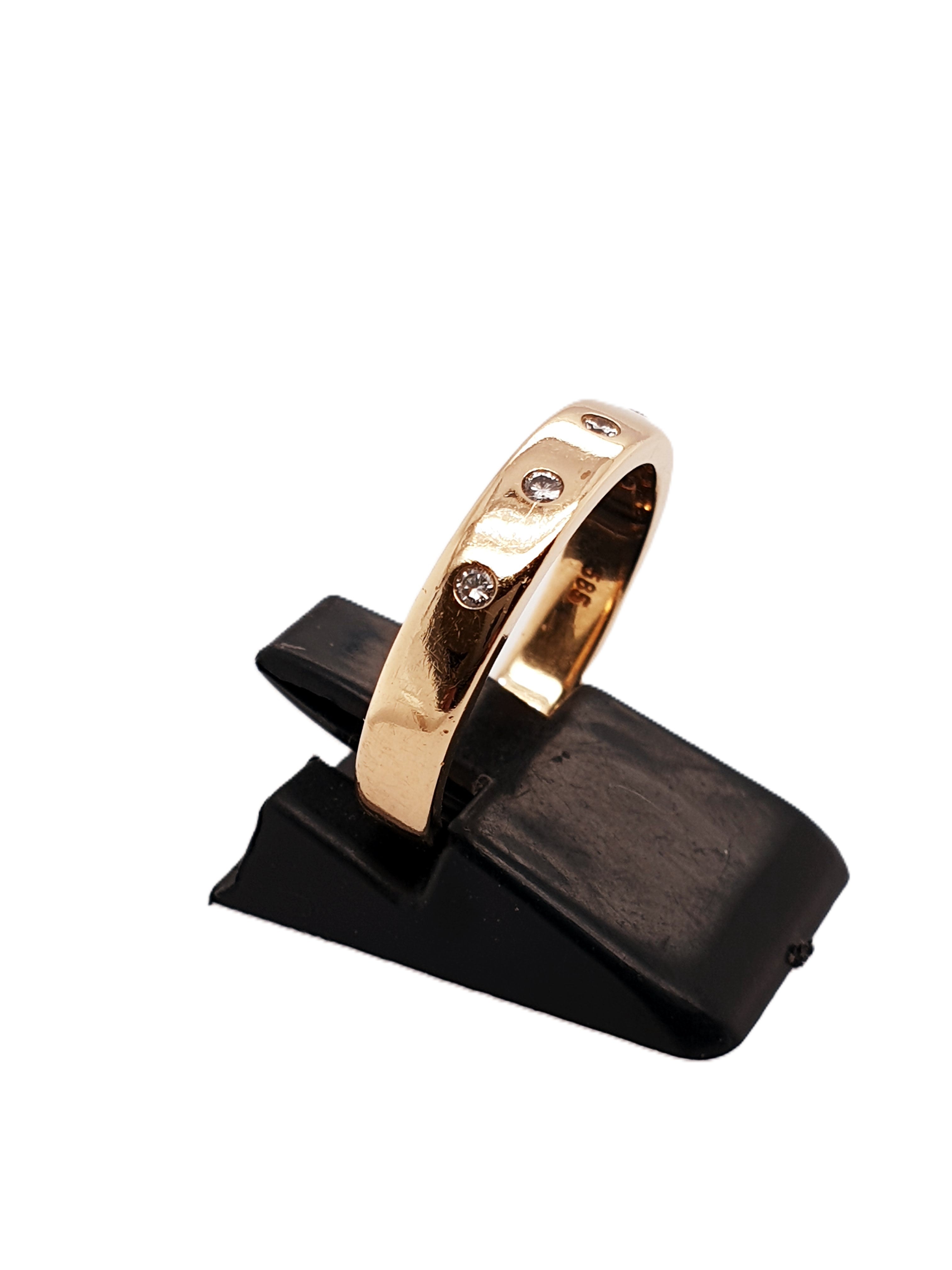 Brillant Gold Ring 585/14kt Gr.54