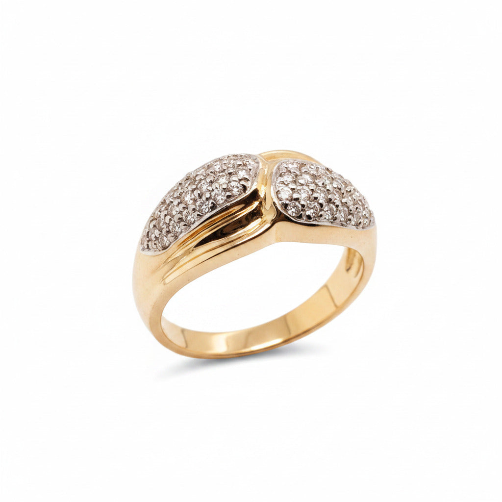 Brillant GoldRing 585/14kt Gr.55
