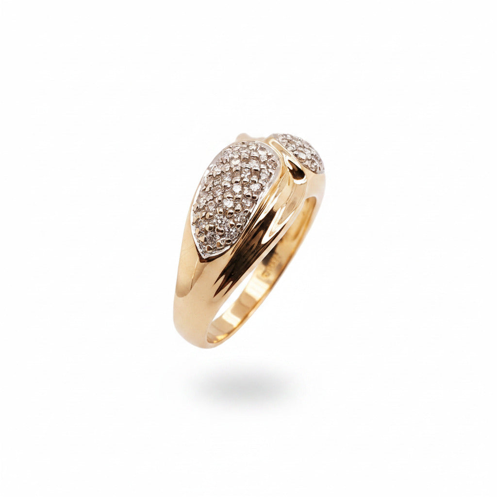 Brillant GoldRing 585/14kt Gr.55
