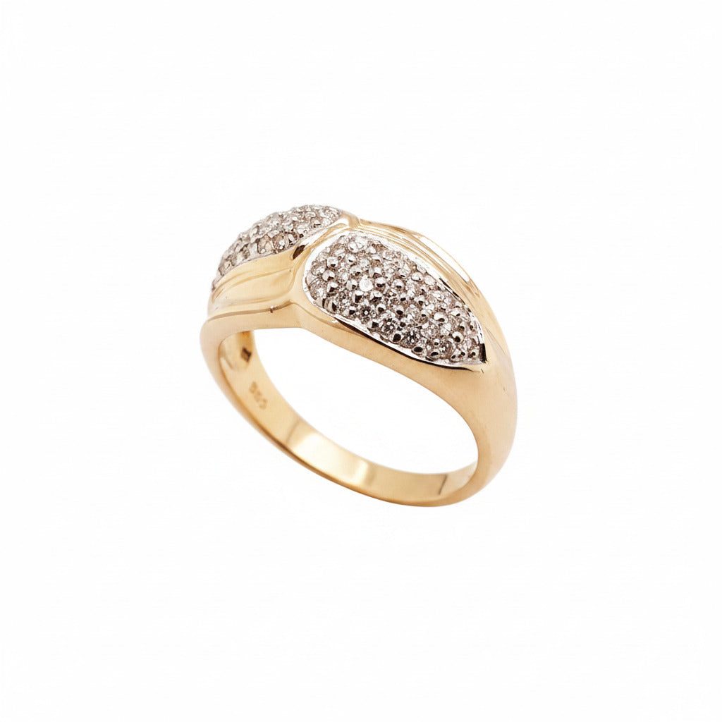 Brillant GoldRing 585/14kt Gr.55