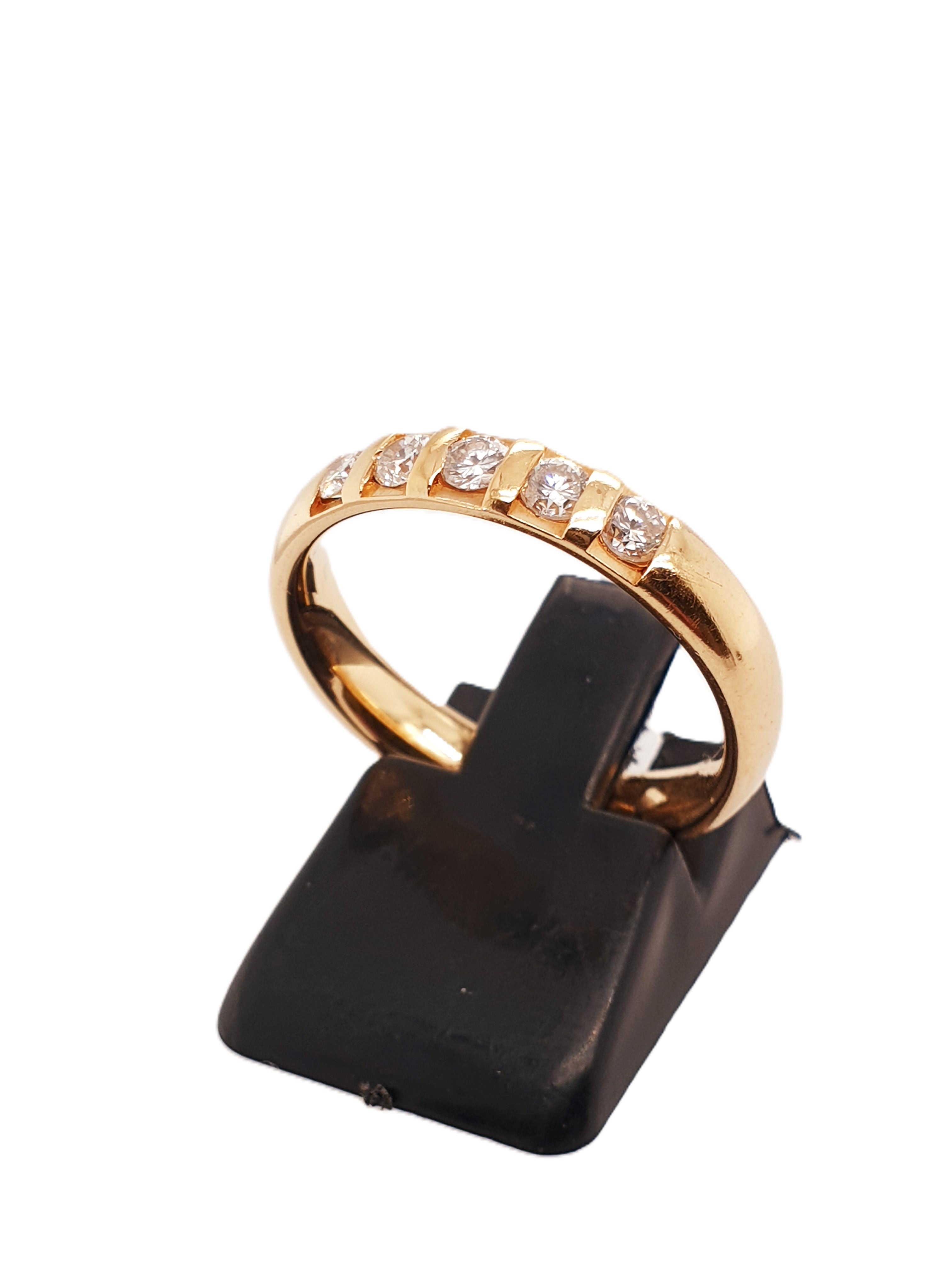 Brillant Ring 585/14kt Gold Gr.55