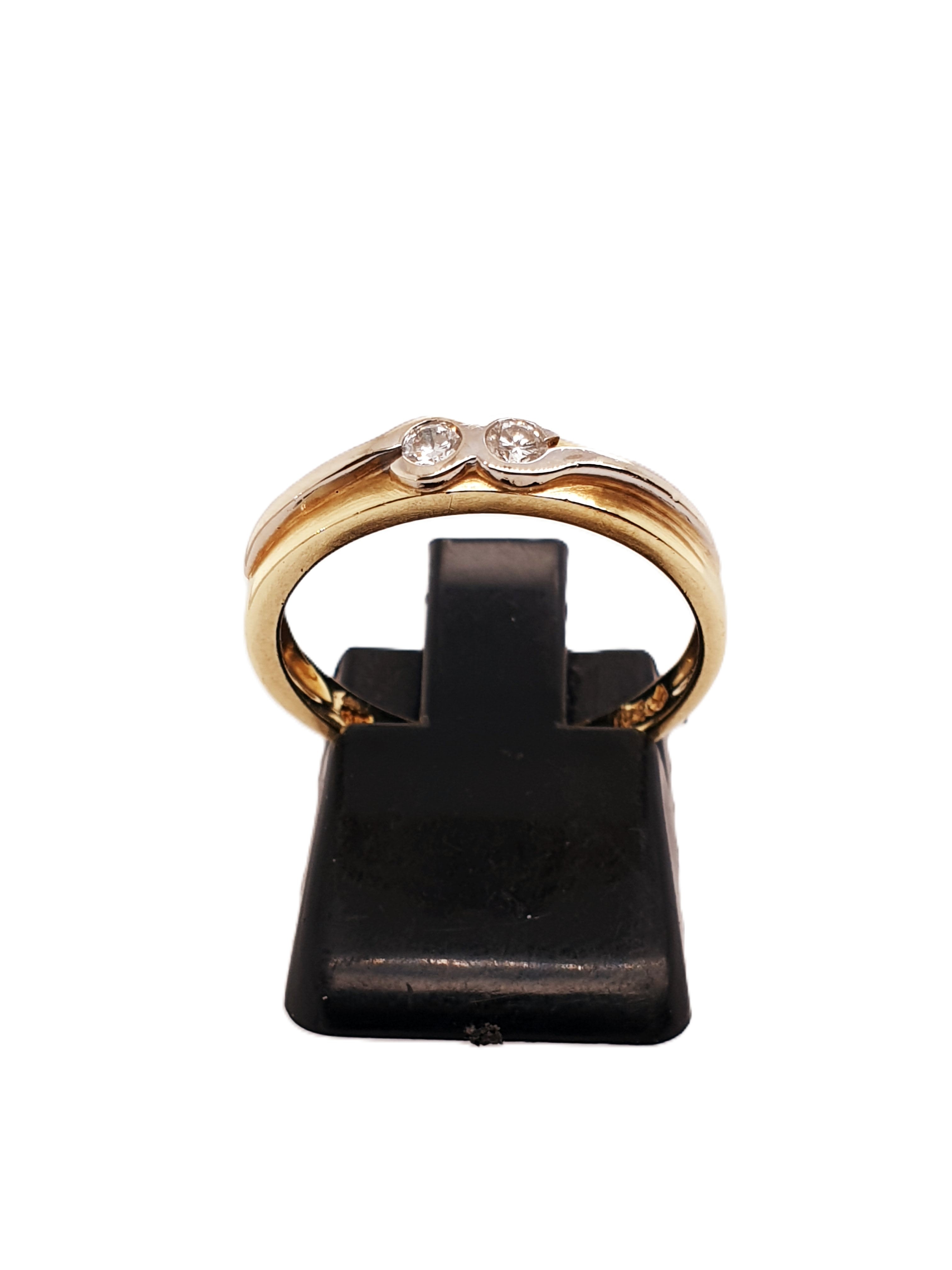 Brillant Gold Ring 585/14kt Gr.54