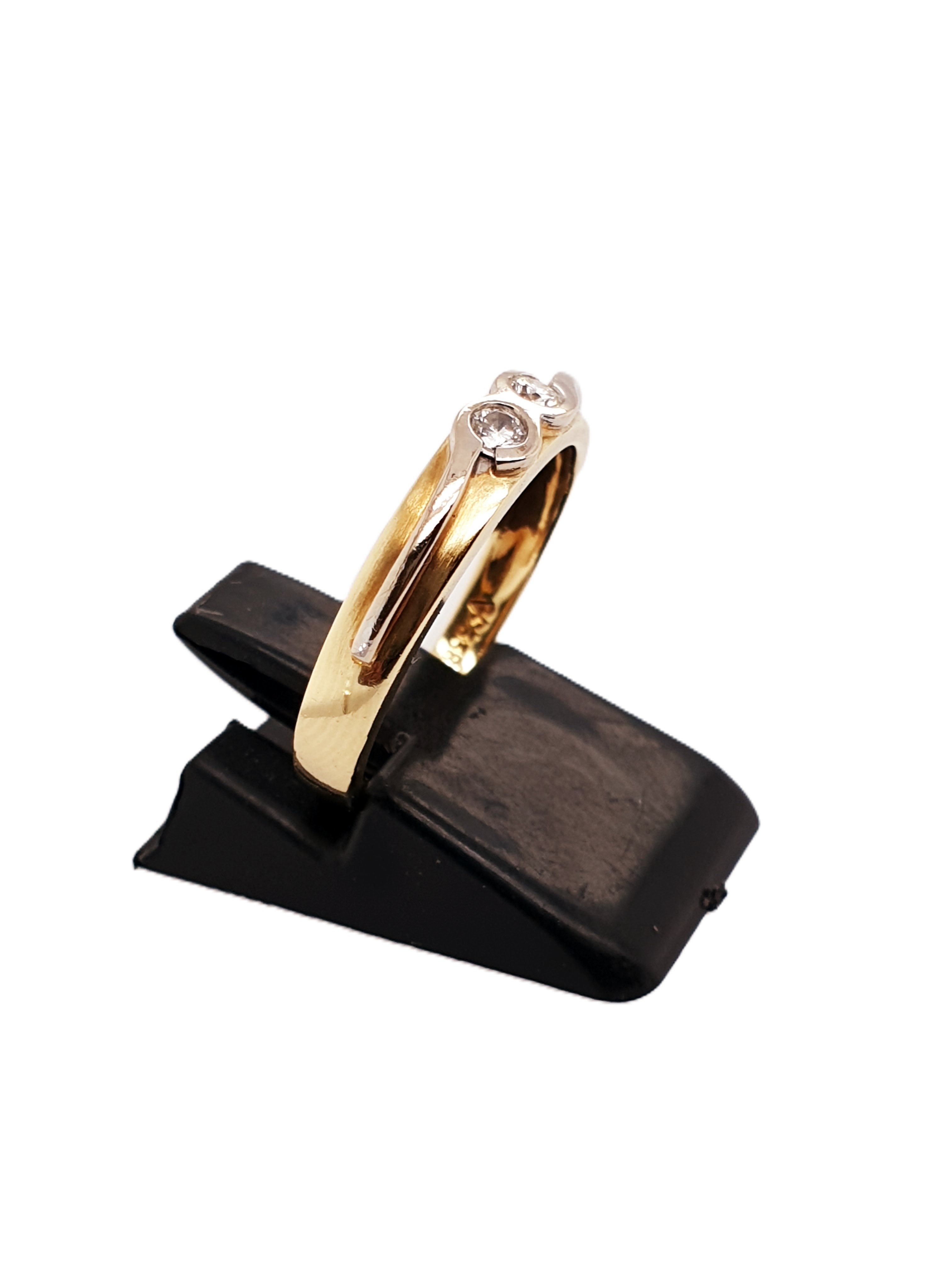 Brillant Gold Ring 585/14kt Gr.54