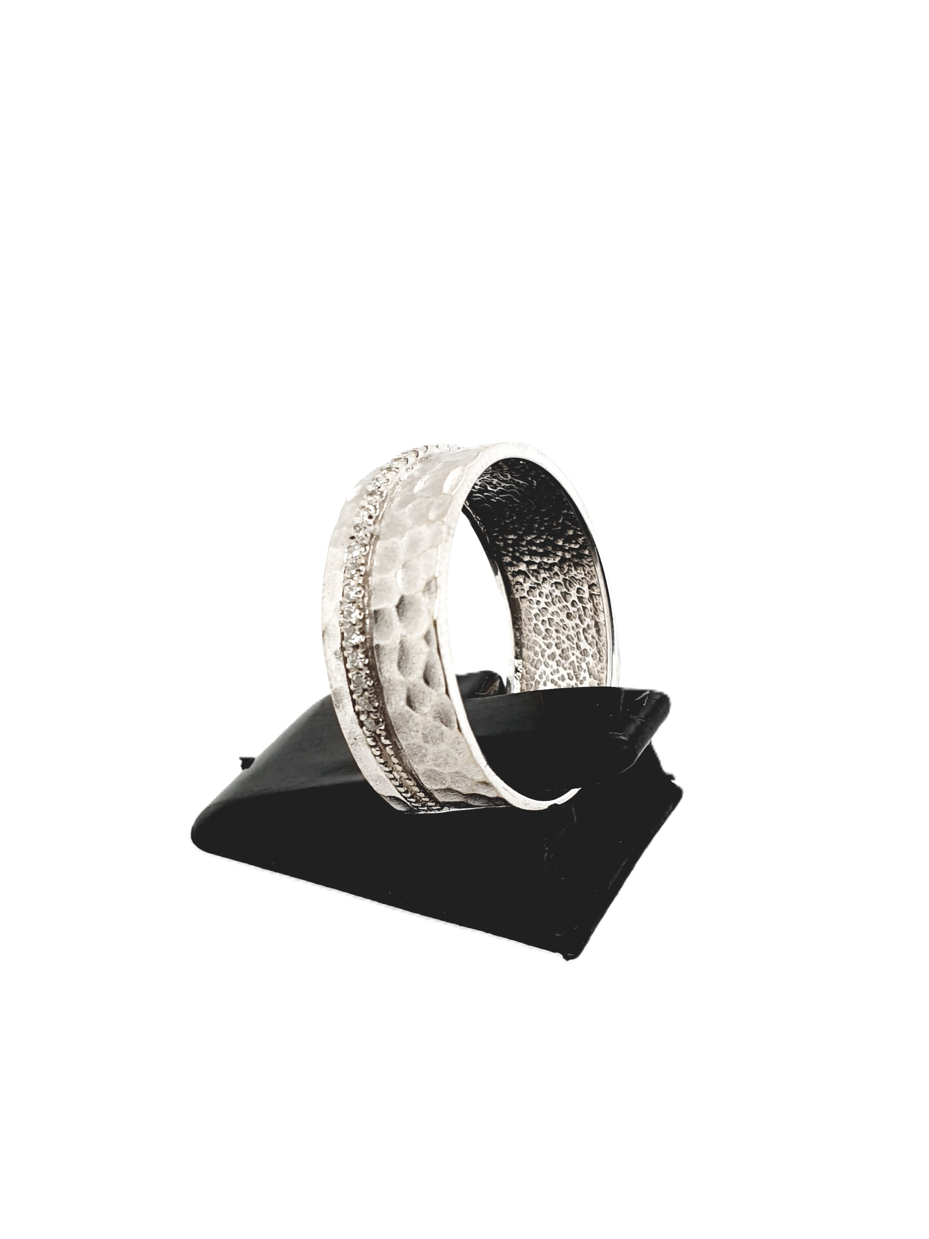 Weißgold Brillant Ring 585/14kt Gr.56