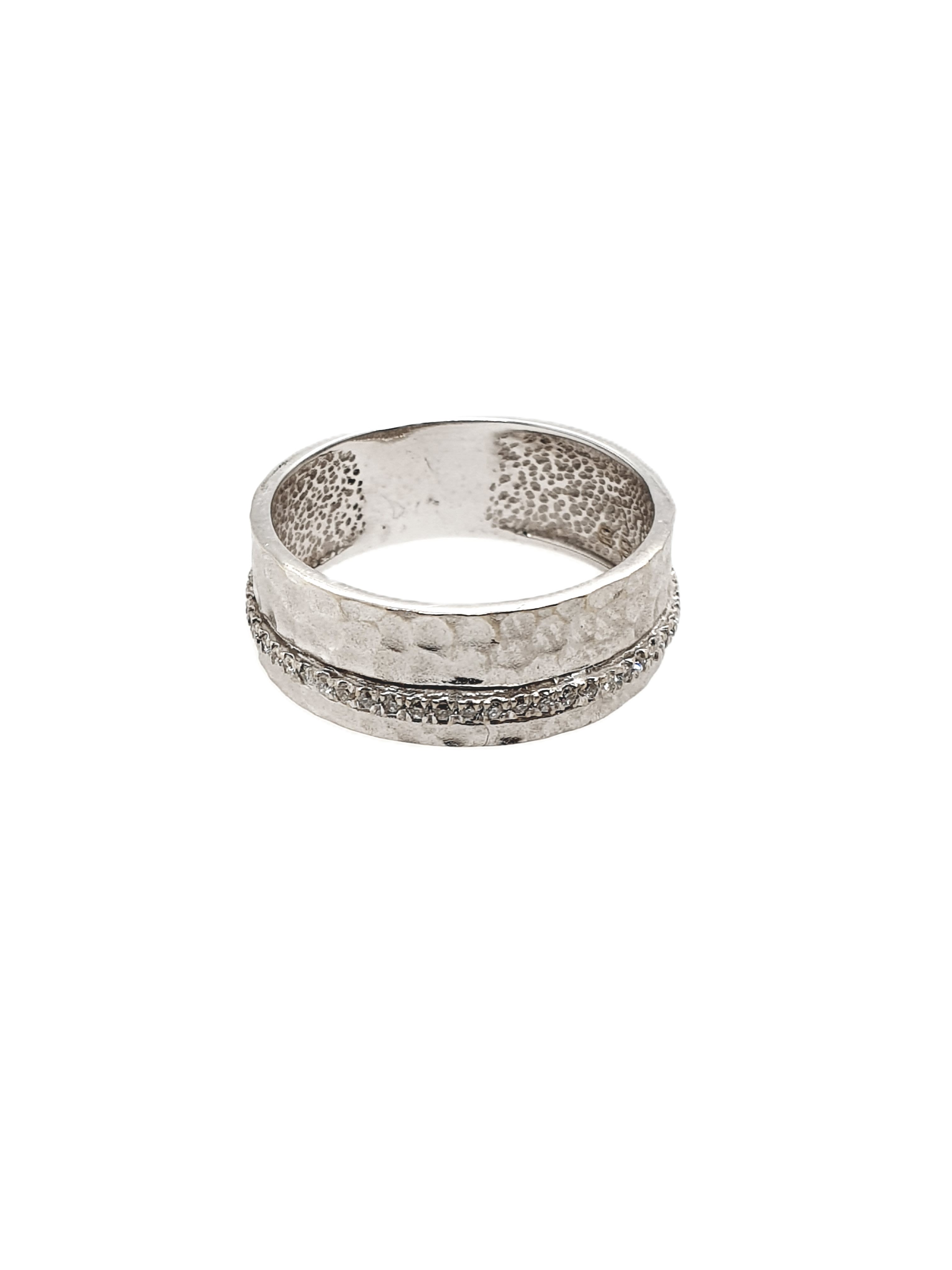 Weißgold Brillant Ring 585/14kt Gr.56