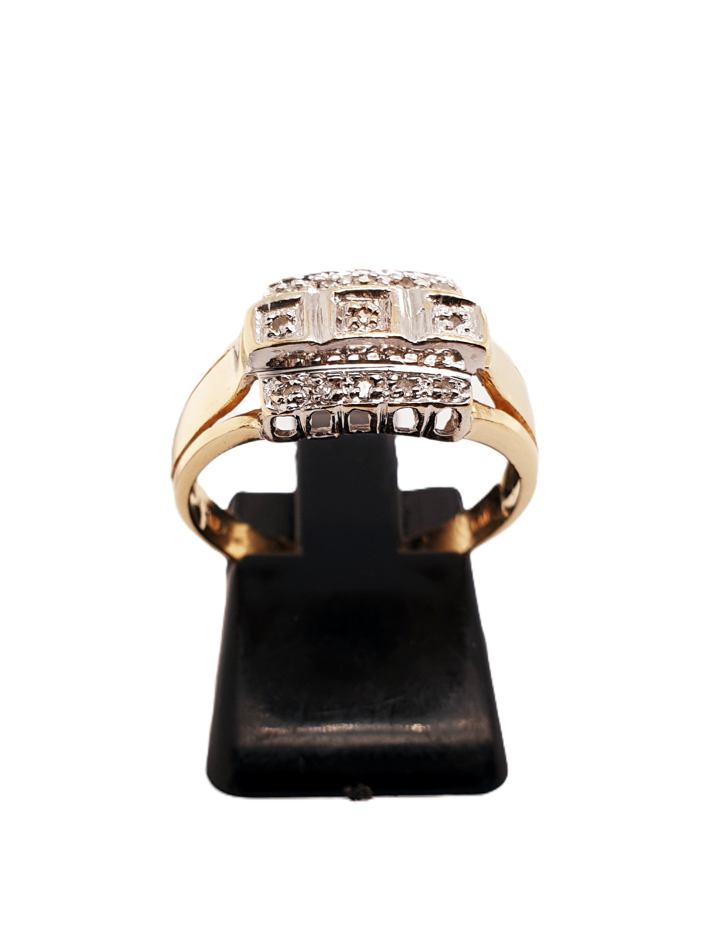 Brillantring 585/14kt Gold Gr.56