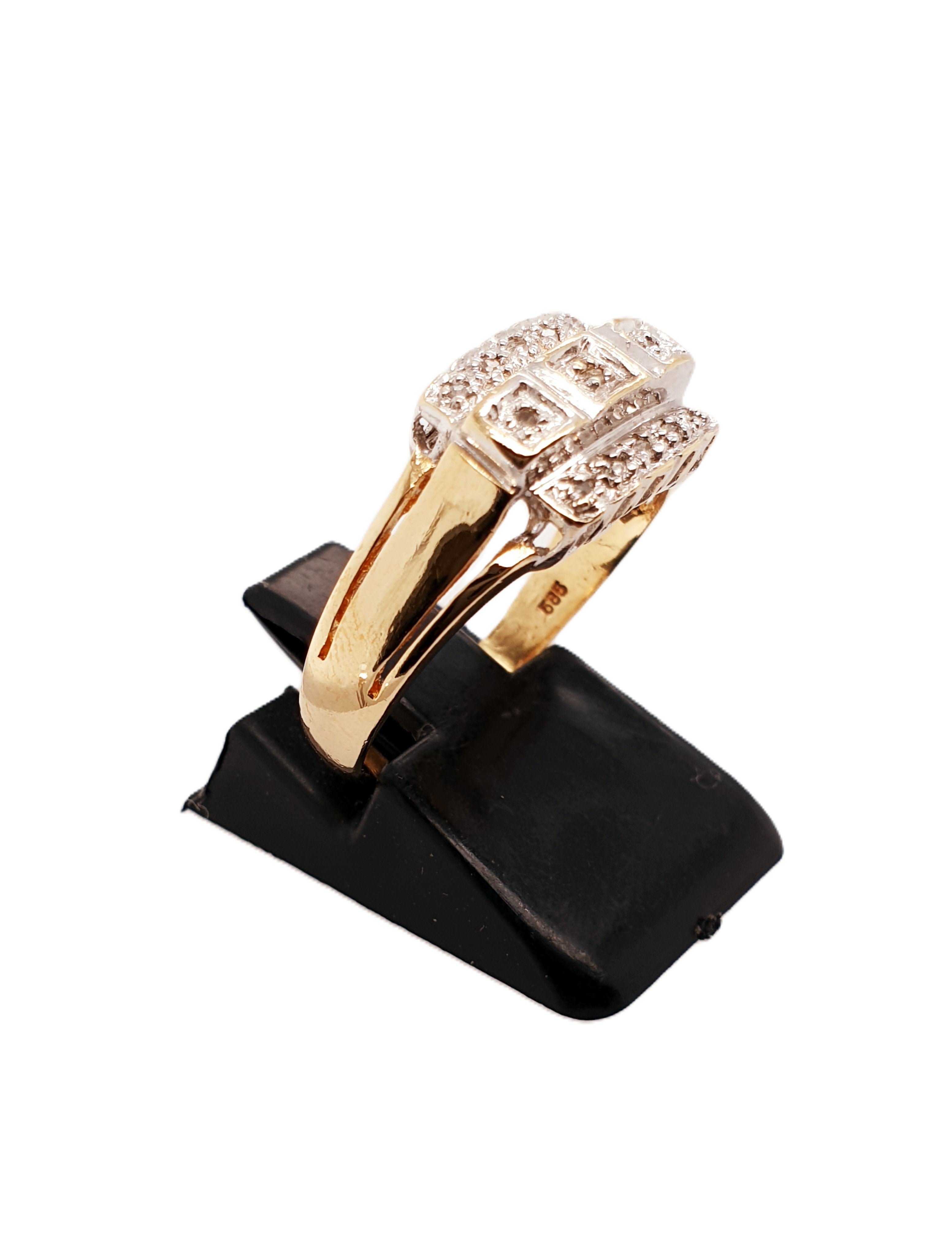 Brillantring 585/14kt Gold Gr.56