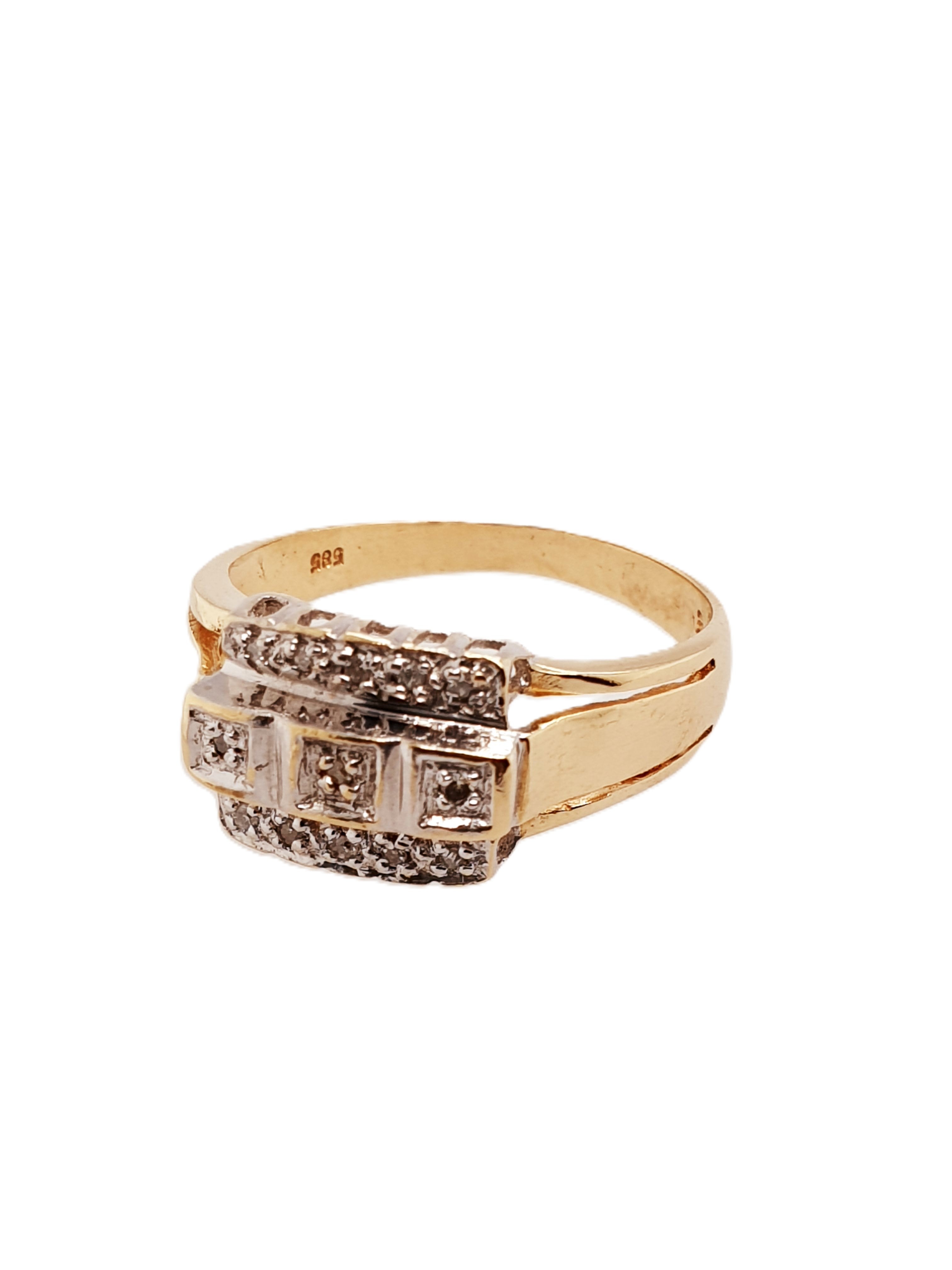 Brillantring 585/14kt Gold Gr.56