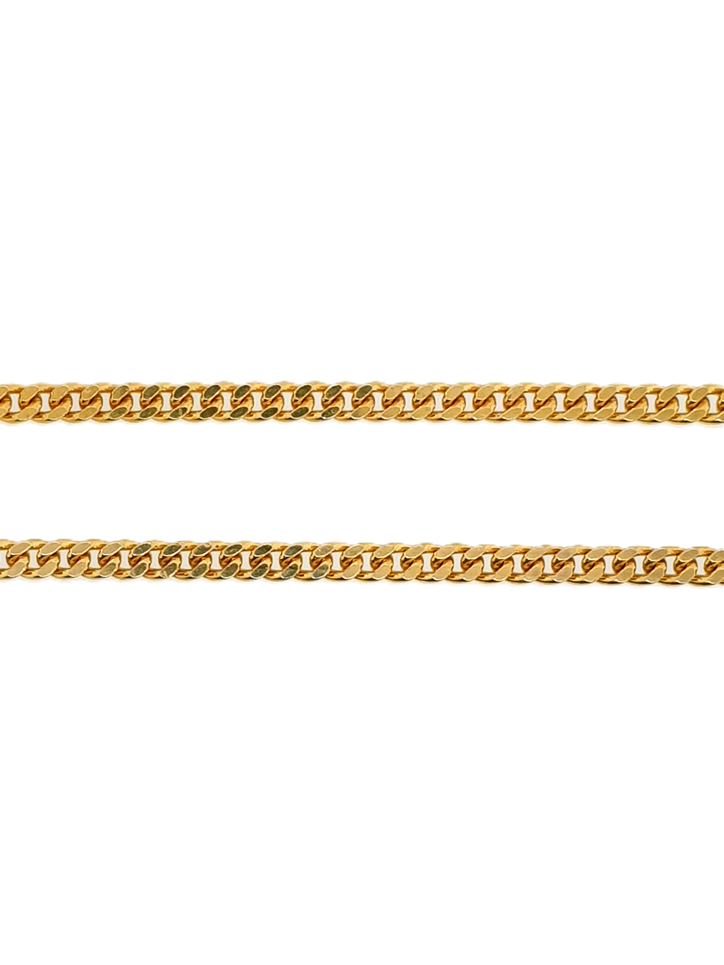 Panzerkette 333/8kt Gold 80cm