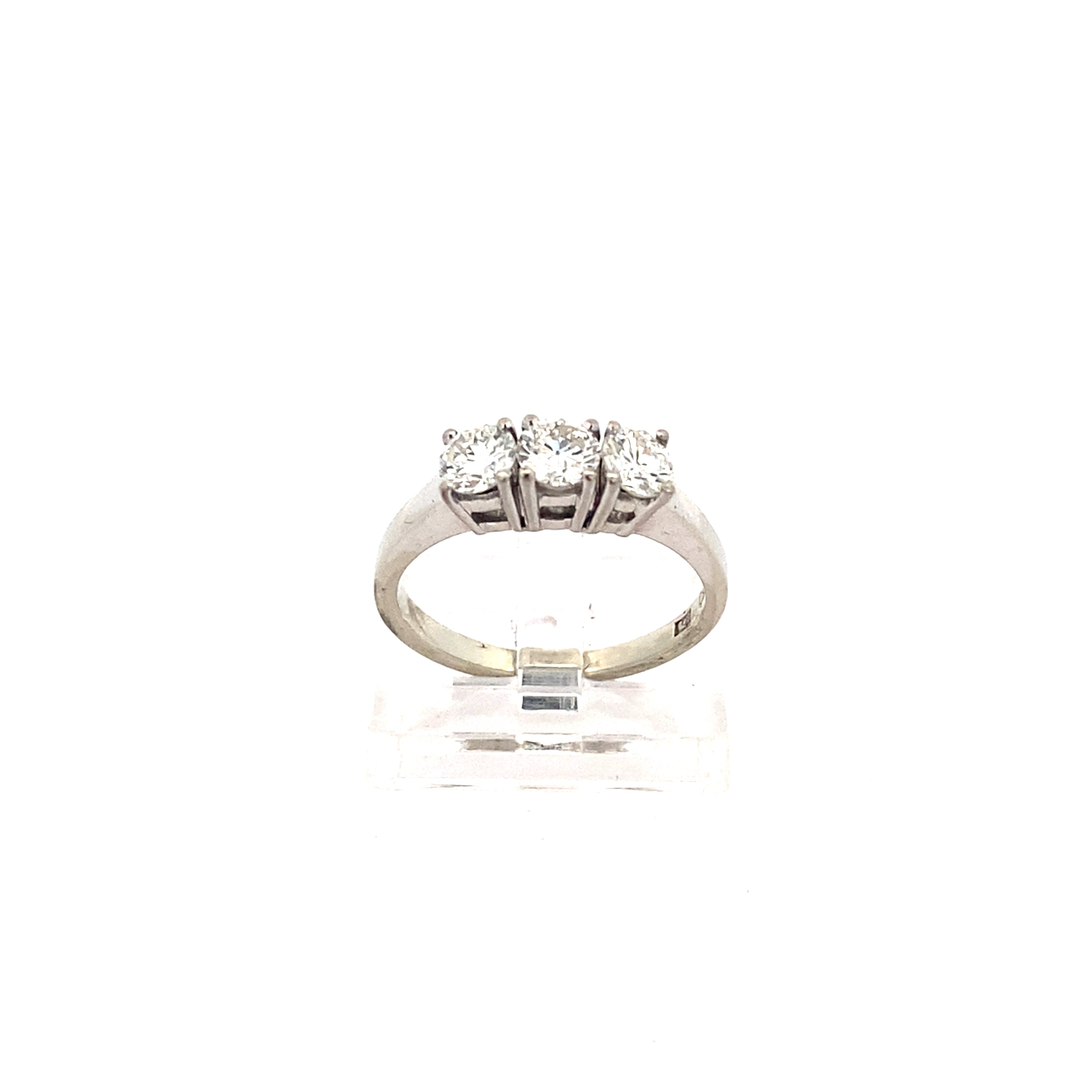 Brillantring Weißgold 750 / 18 kt