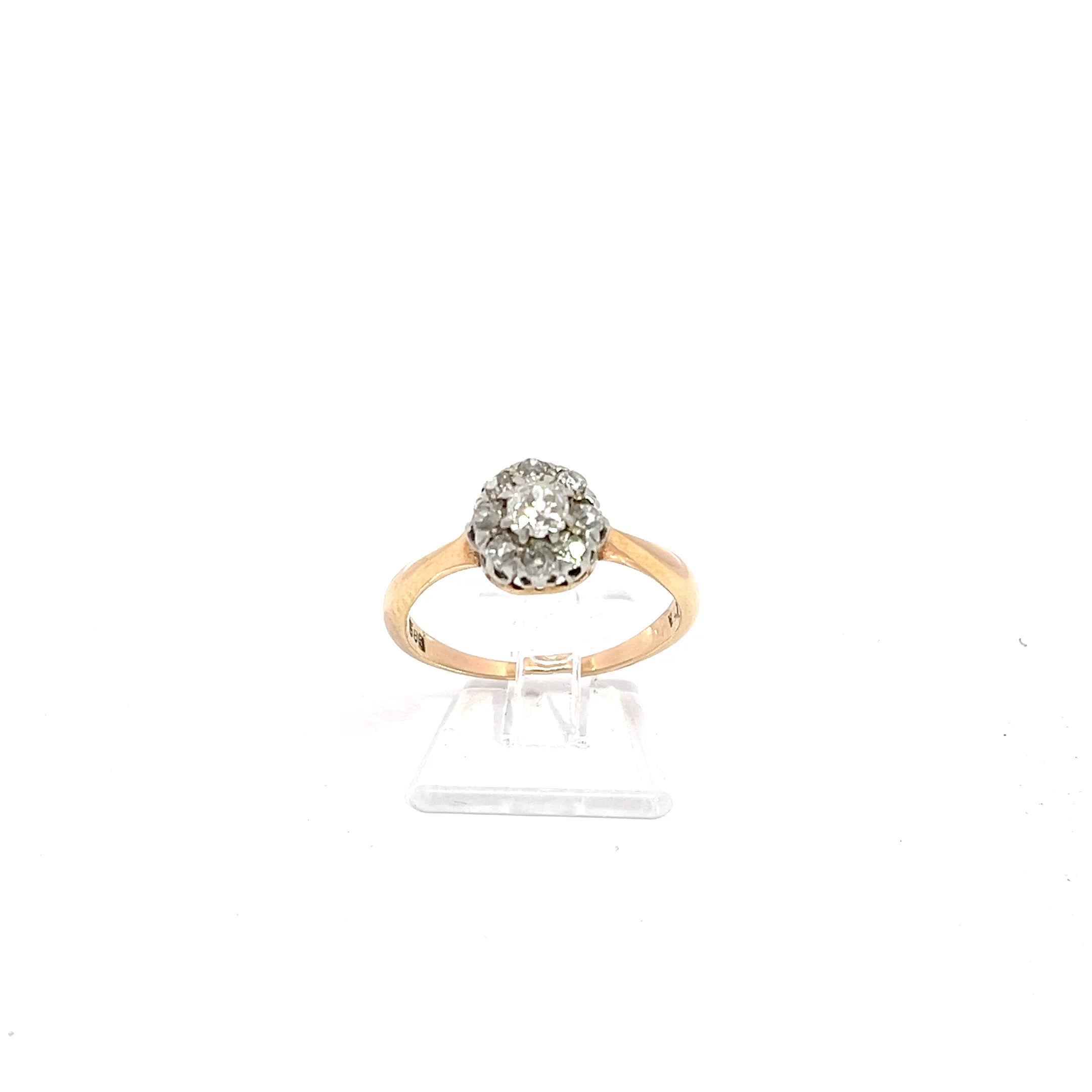 Damenring Gold mit Diamanten ca. 0,26ct. *54*