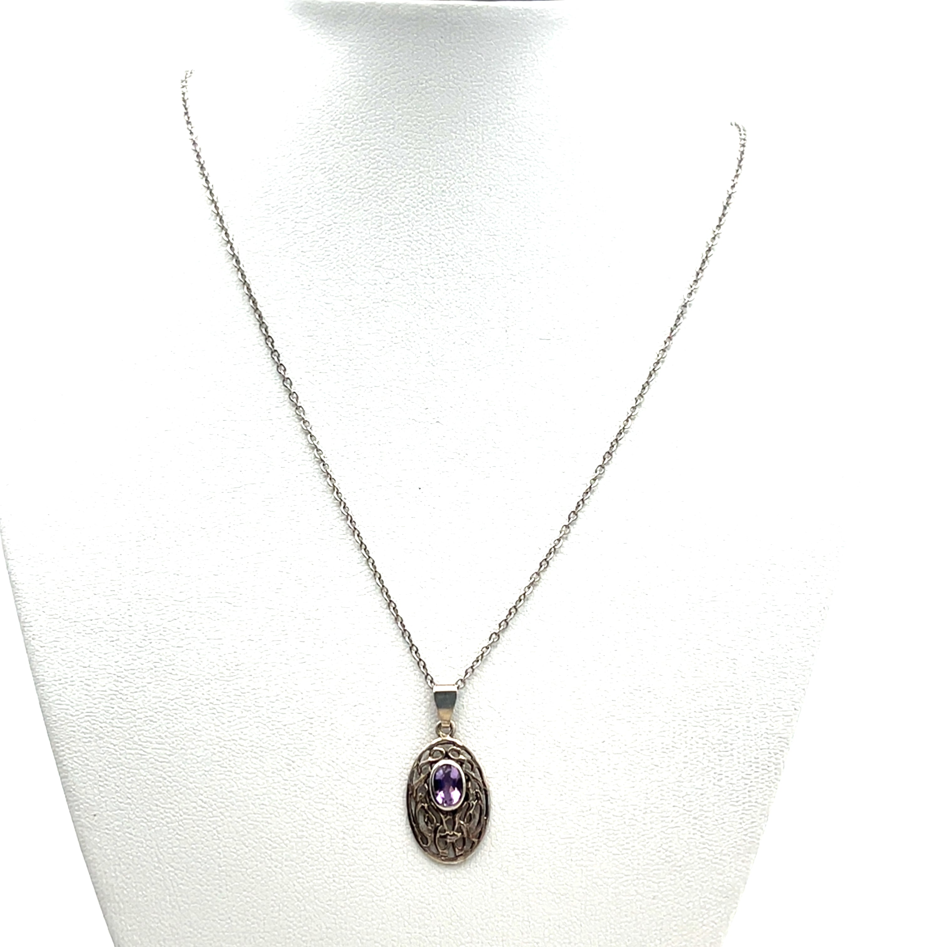 Kette mit keltischem Knotenmuster Sterling Silber 925