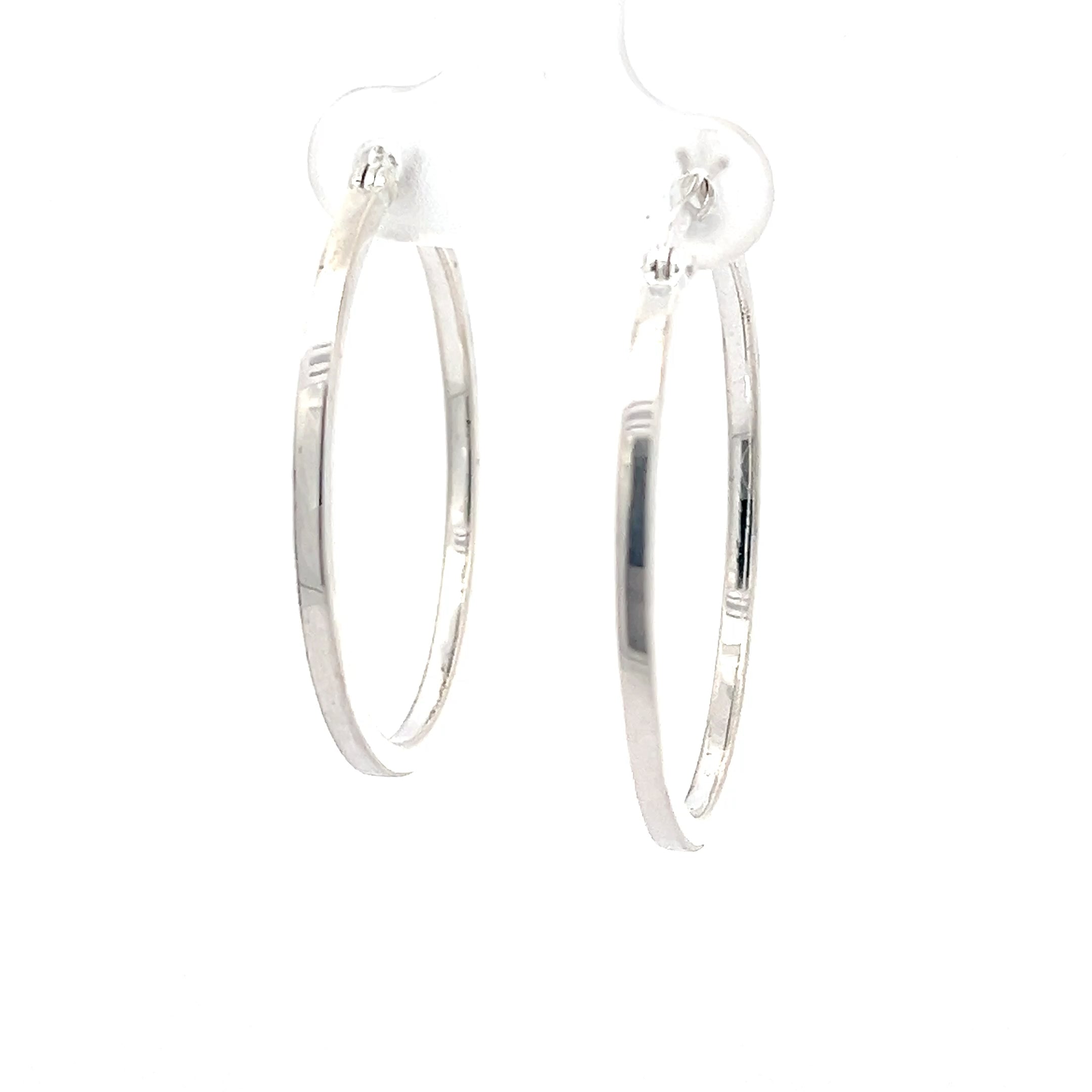 Hoops Sterling Silber 925 Ohrringe