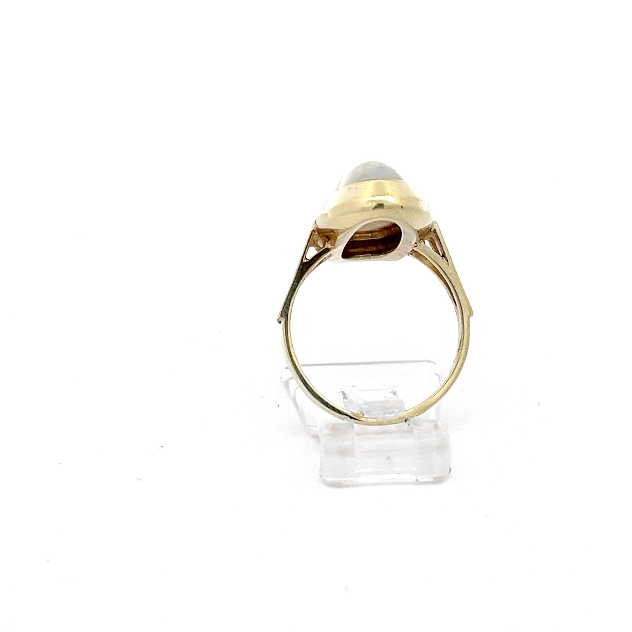 Opal Damen Ring Gelb Gold 585 / 14 Karat *53