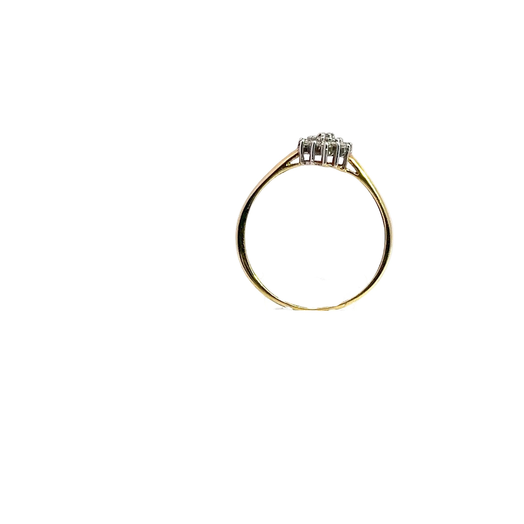 Ring Gelb Gold 585 14 Karat mit Zirkonia *66