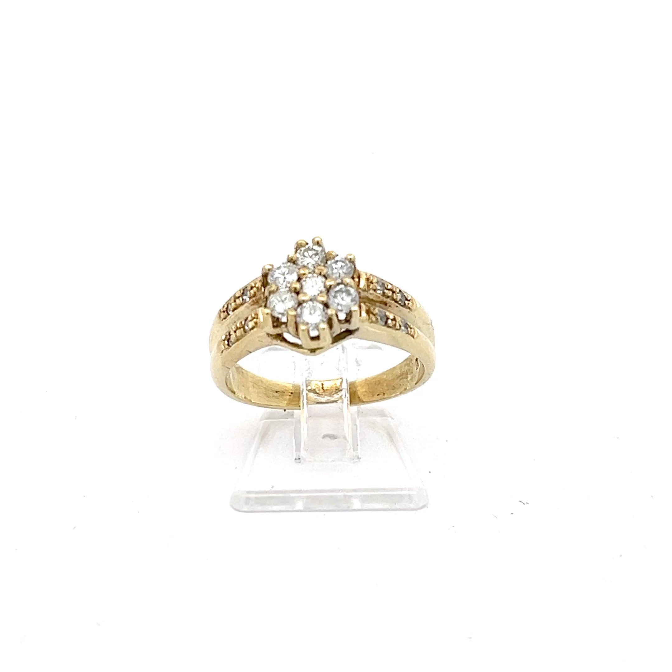 Brillanten Ring 585 / 14 Karat Diamanten *53