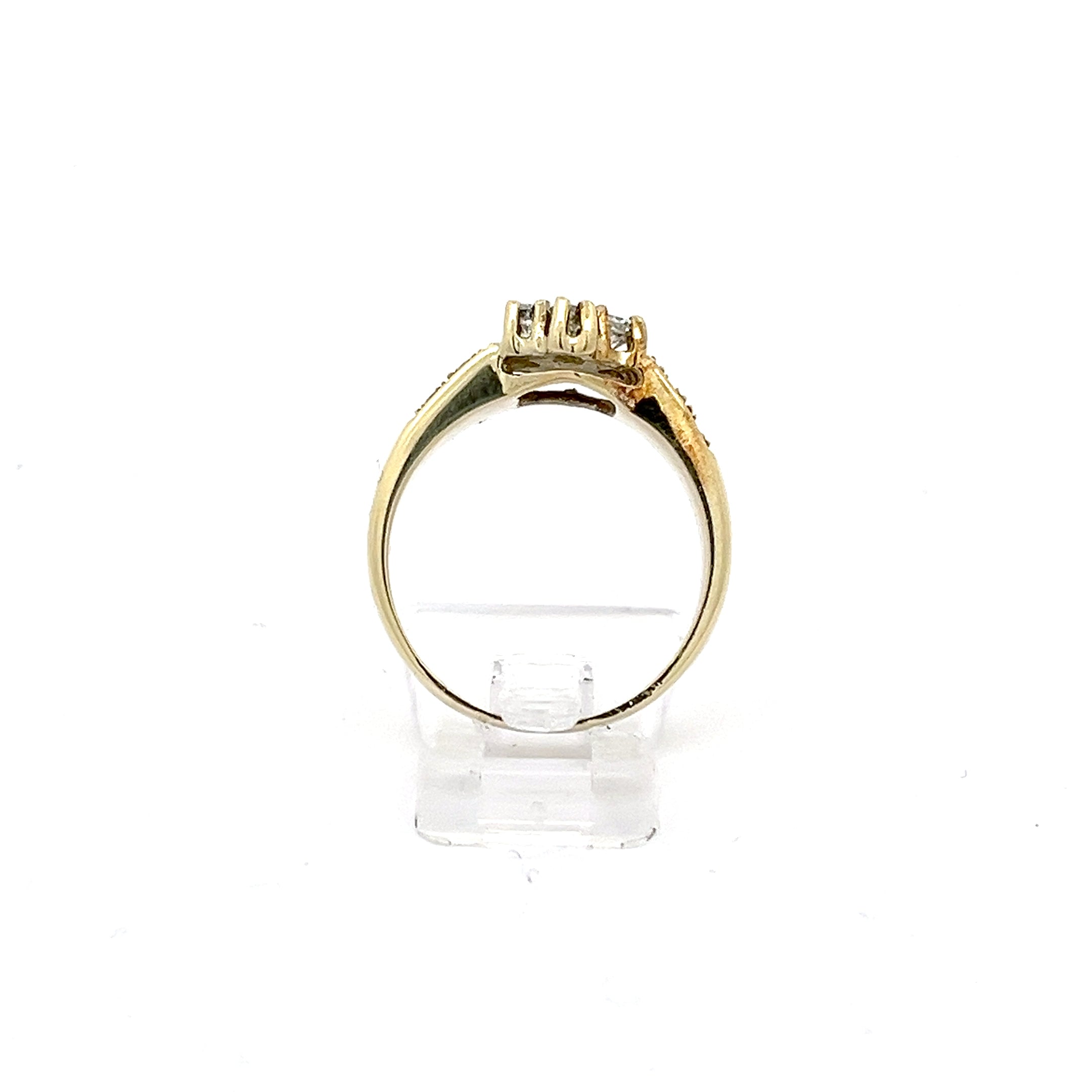 Brillanten Ring 585 / 14 Karat Diamanten *53