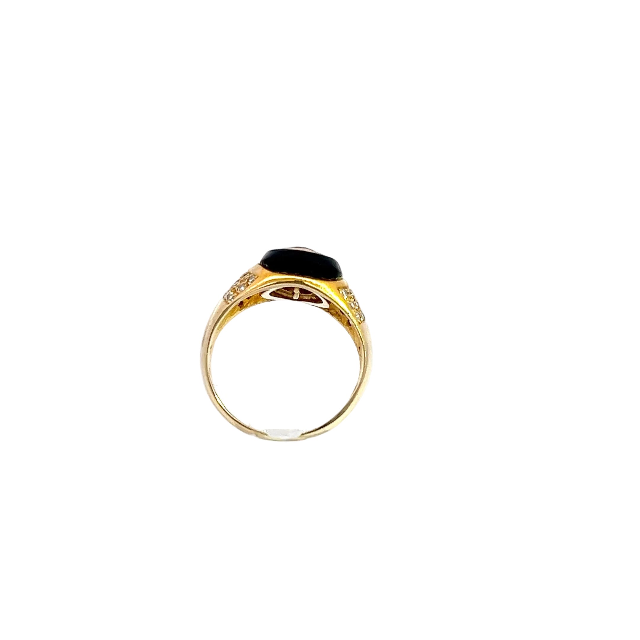 Vintage Diamanten Ring Gold 585 14 Karat *53