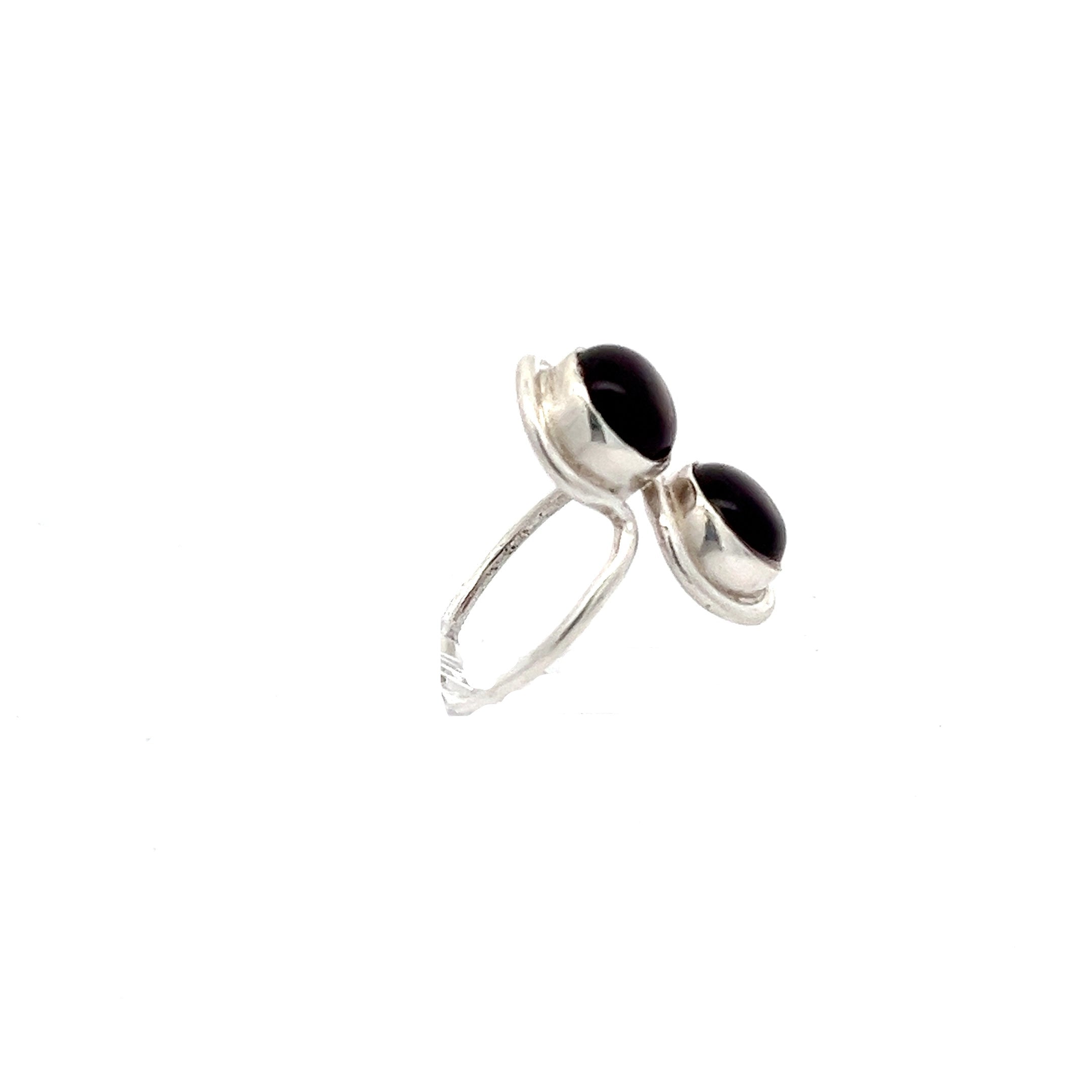 Damen Ring Schmuckstein rot 925 Silber Gr.53
