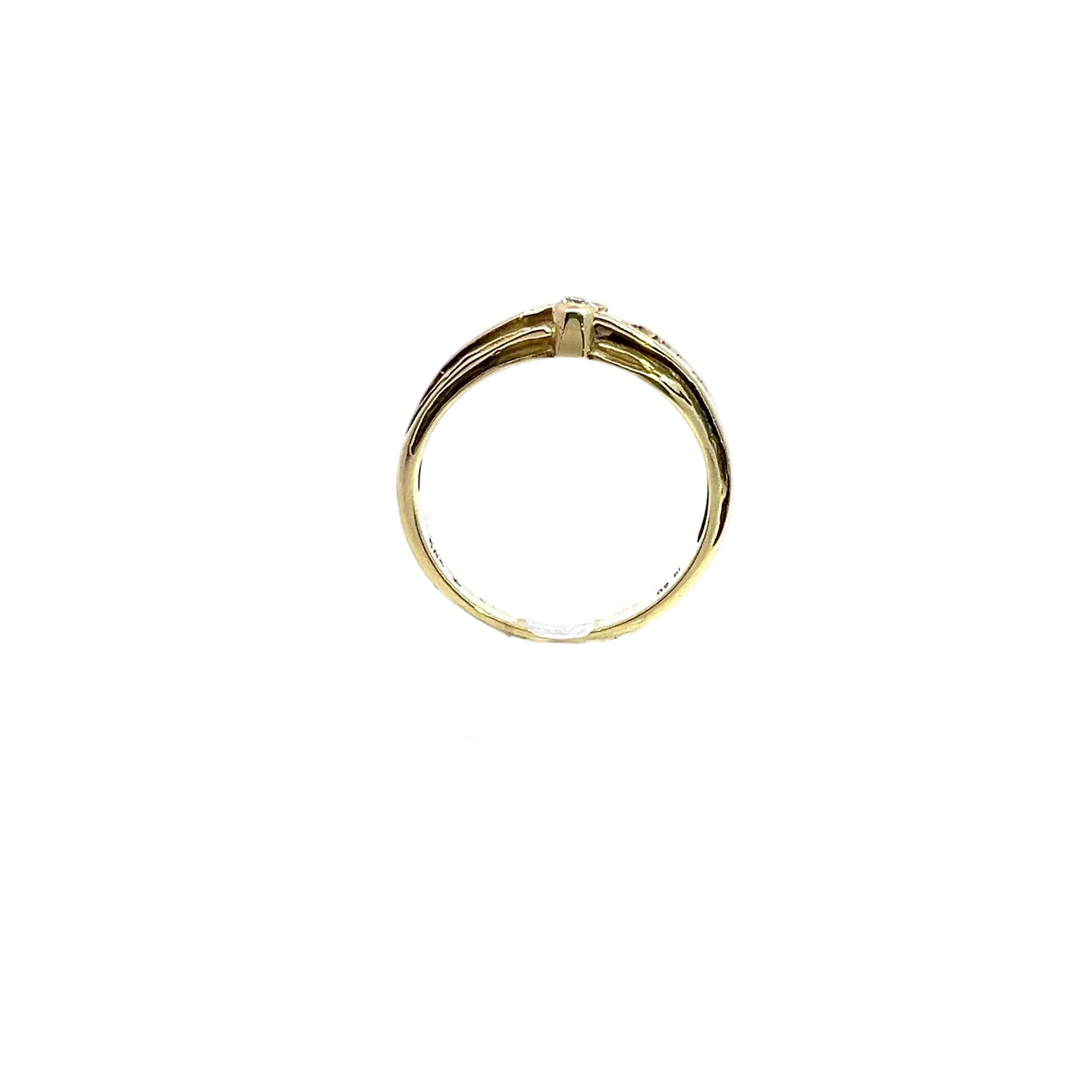 Brillanten Ring 585 14 Karat 0,2ct SI *56