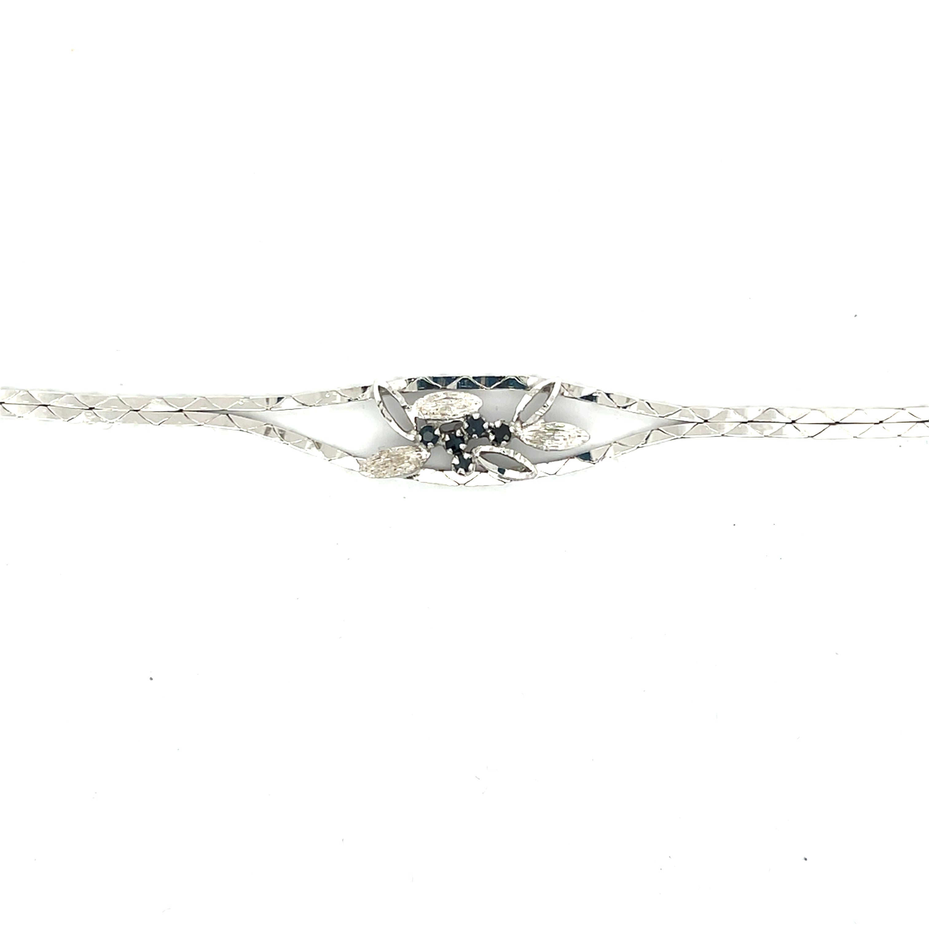 Armband Silber 925 mit blauen Schmucksteinen