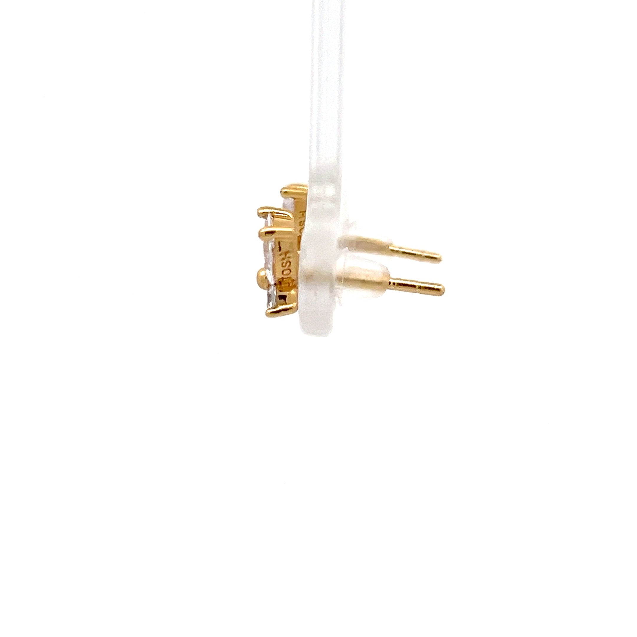 Schmetterling Ohrstecker Sterling Silber 925 vergoldet mit Zirkonia