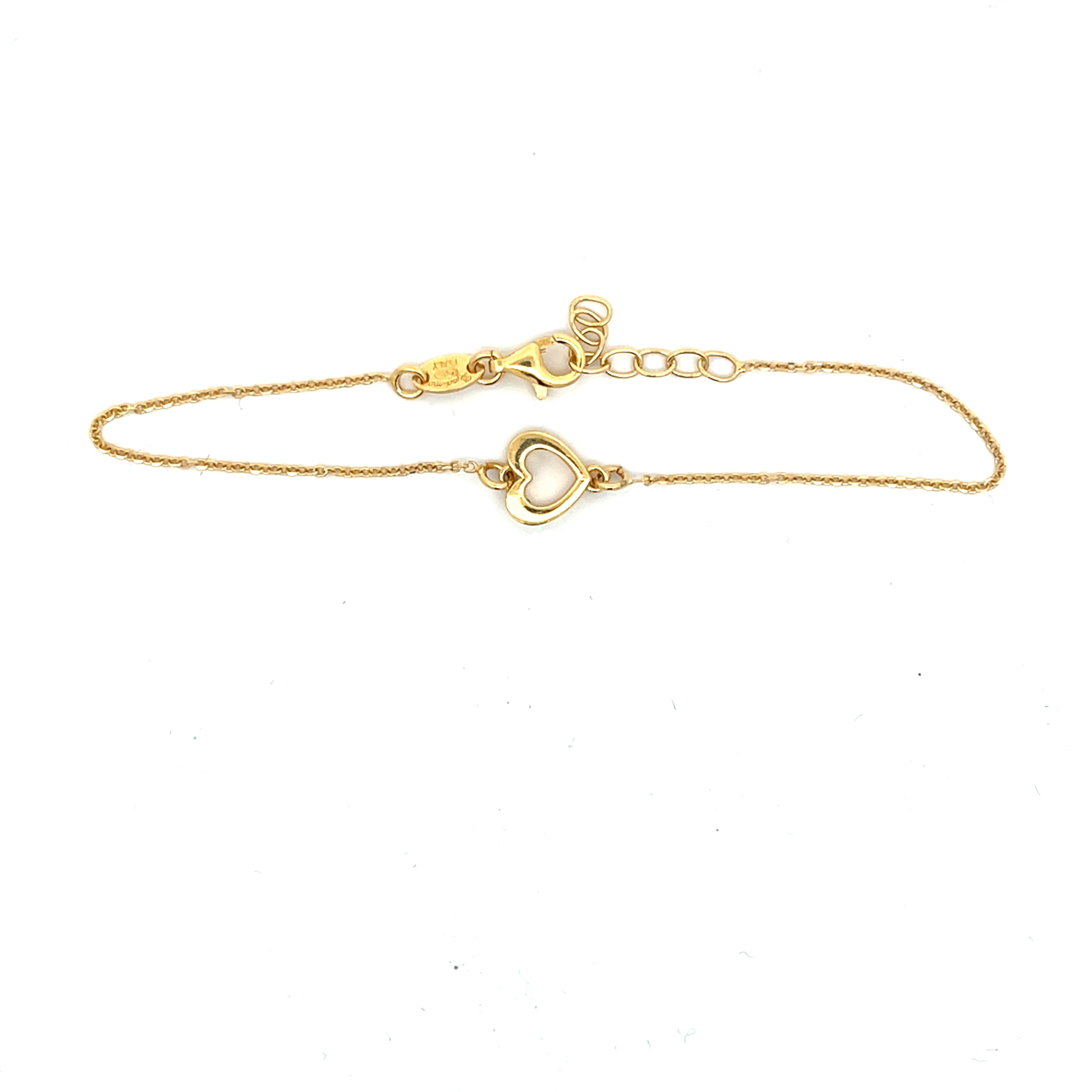 Herz Armband Sterling Silber 925 vergoldet