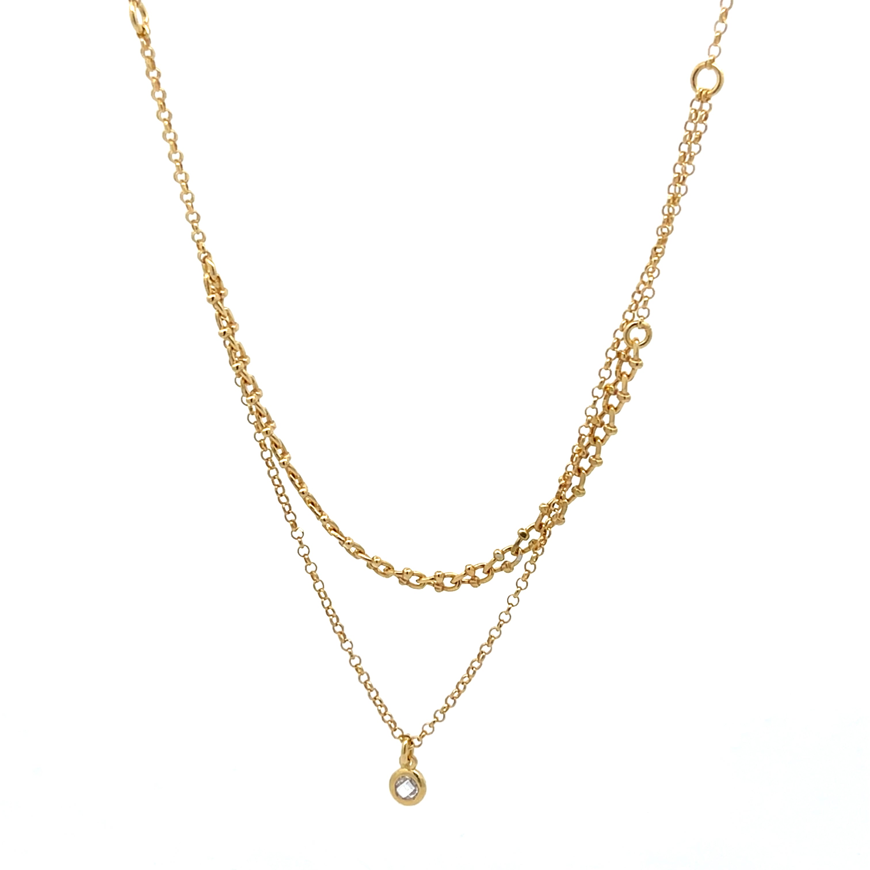 Kette Sterling Silber 925 vergoldet