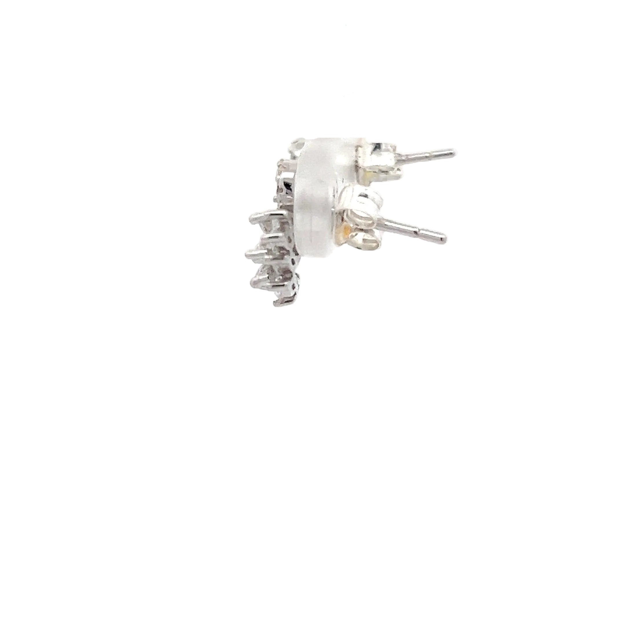 Schwan 925 Sterling Silber Ohrringe mit Zirkonia