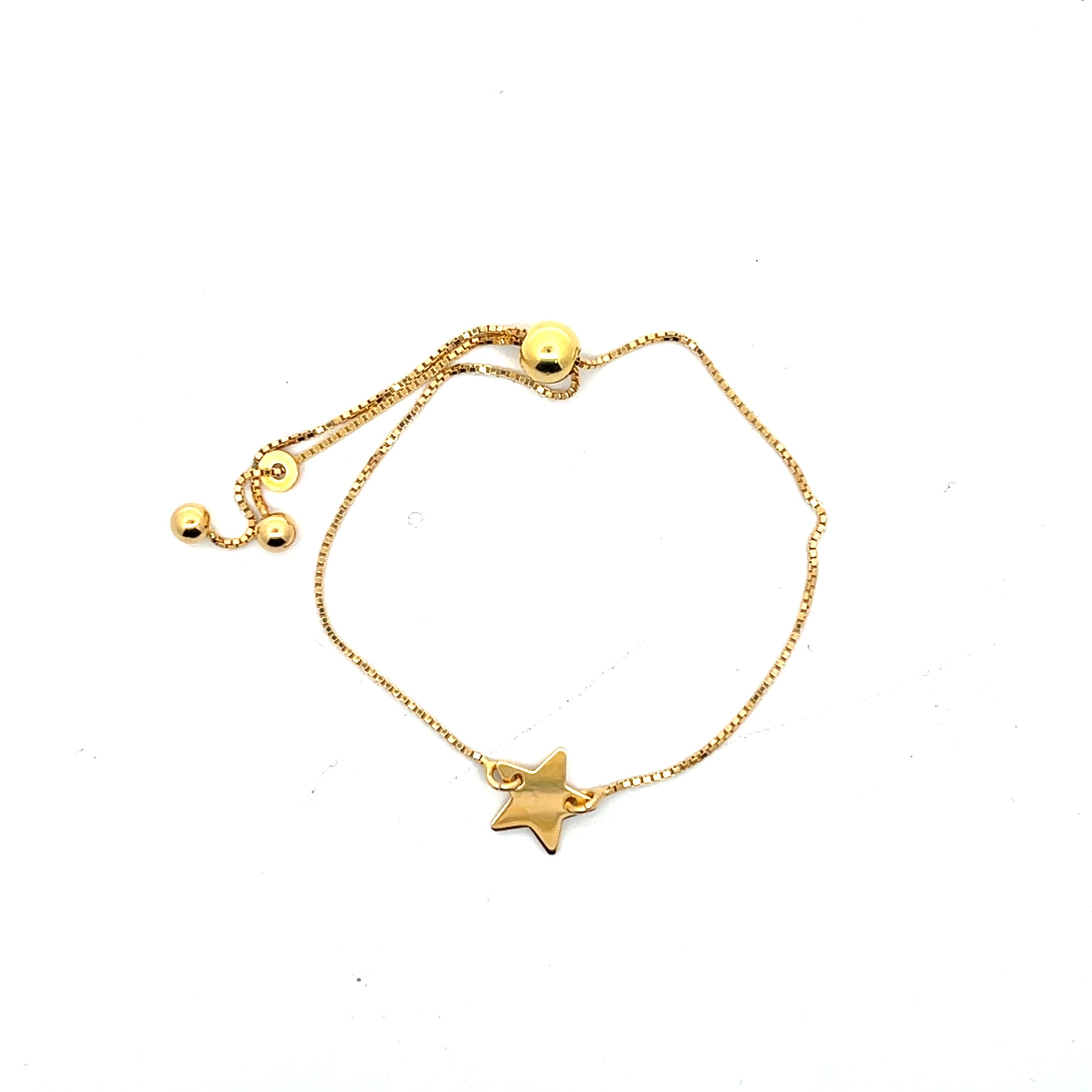 Stern Armband Sterling Silber vergoldet