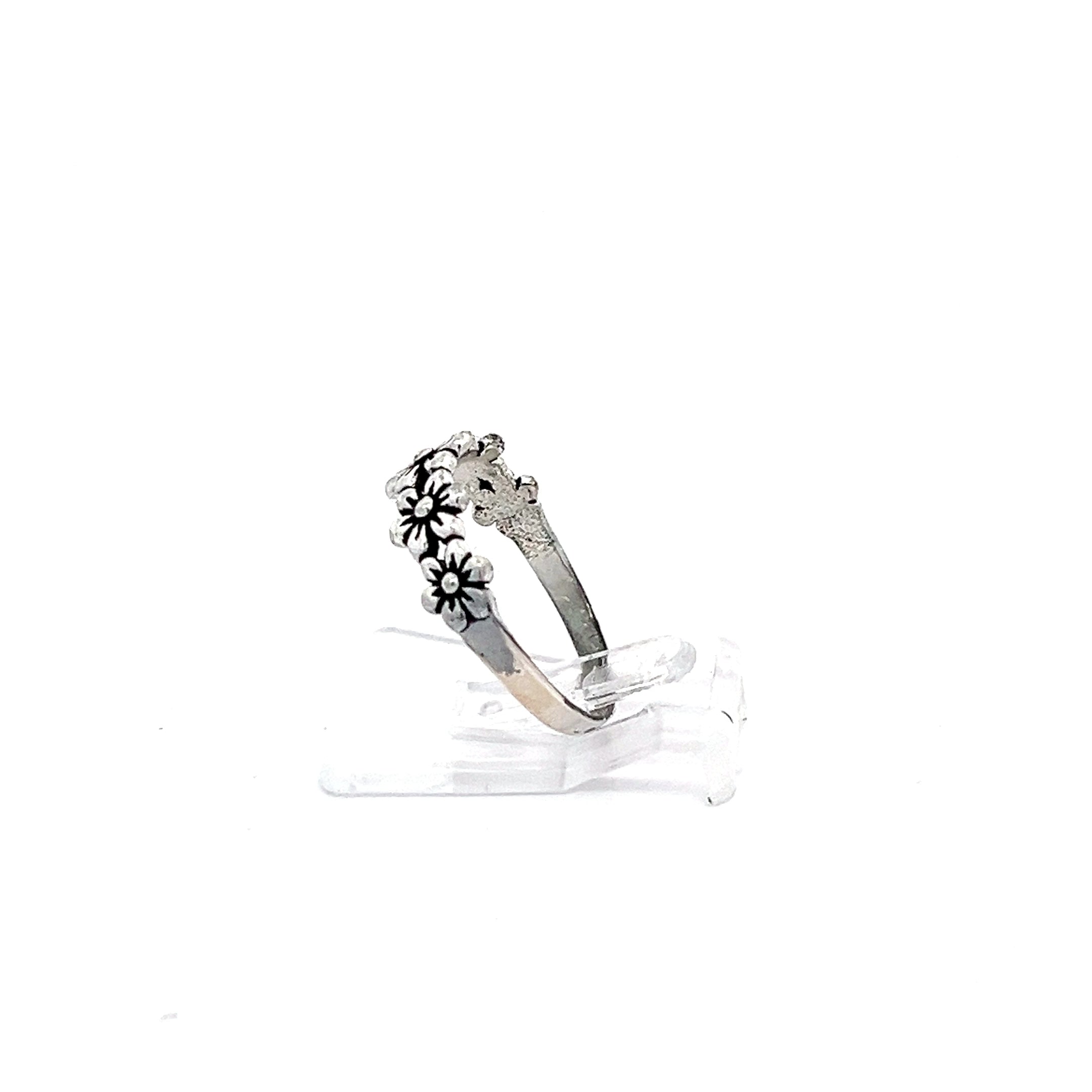 Floraler Sterling Silber 925 Ring