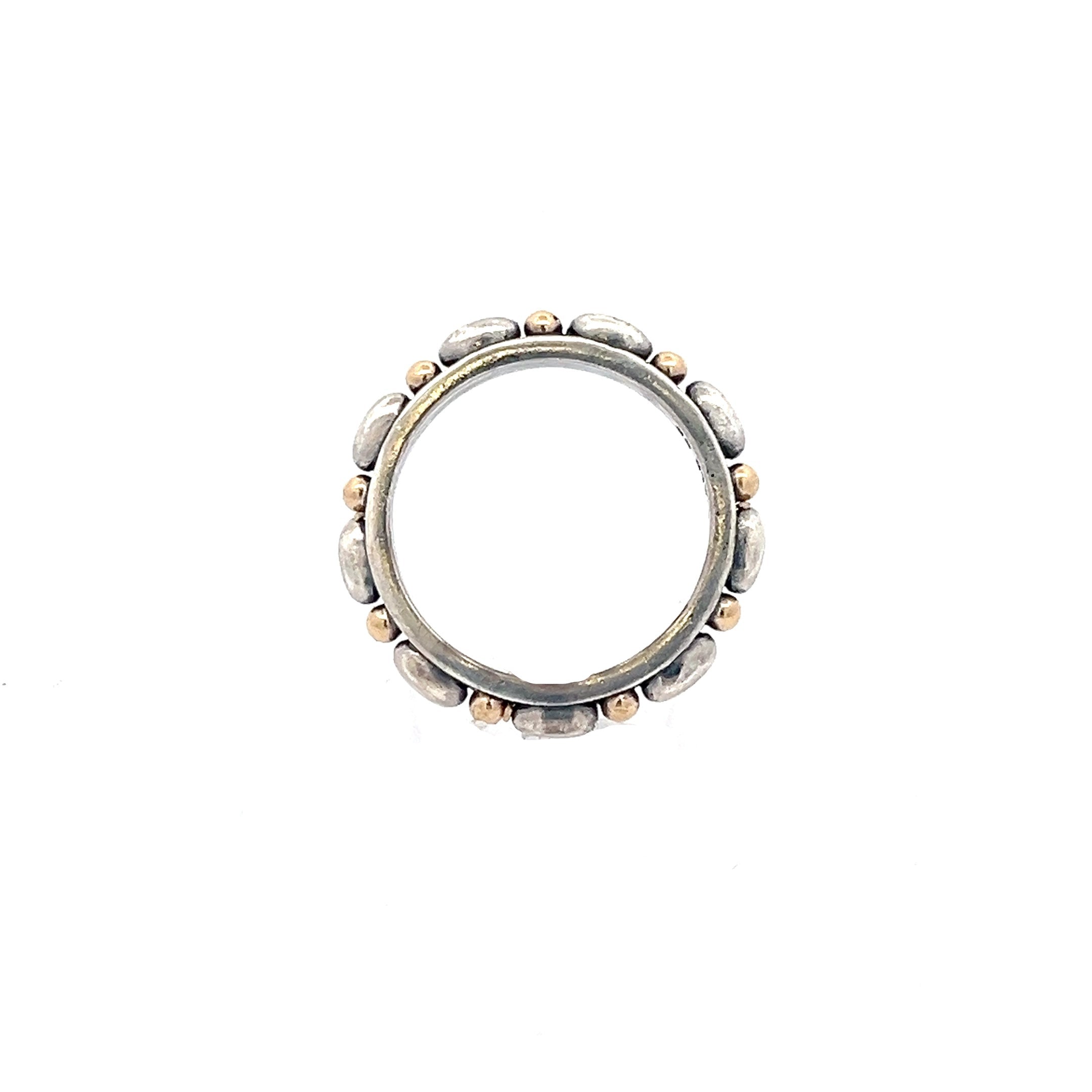 Pandora Sterling Silber 925 Ring goldenen Elementen *50
