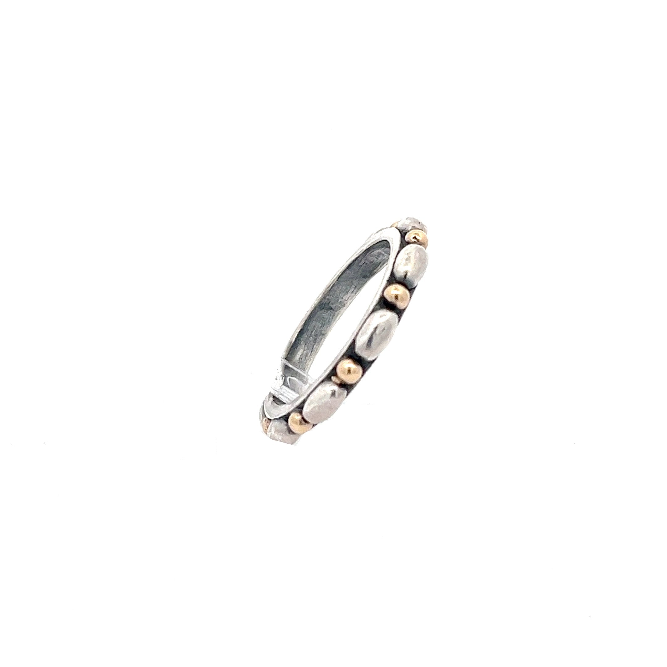 Pandora Sterling Silber 925 Ring goldenen Elementen *50