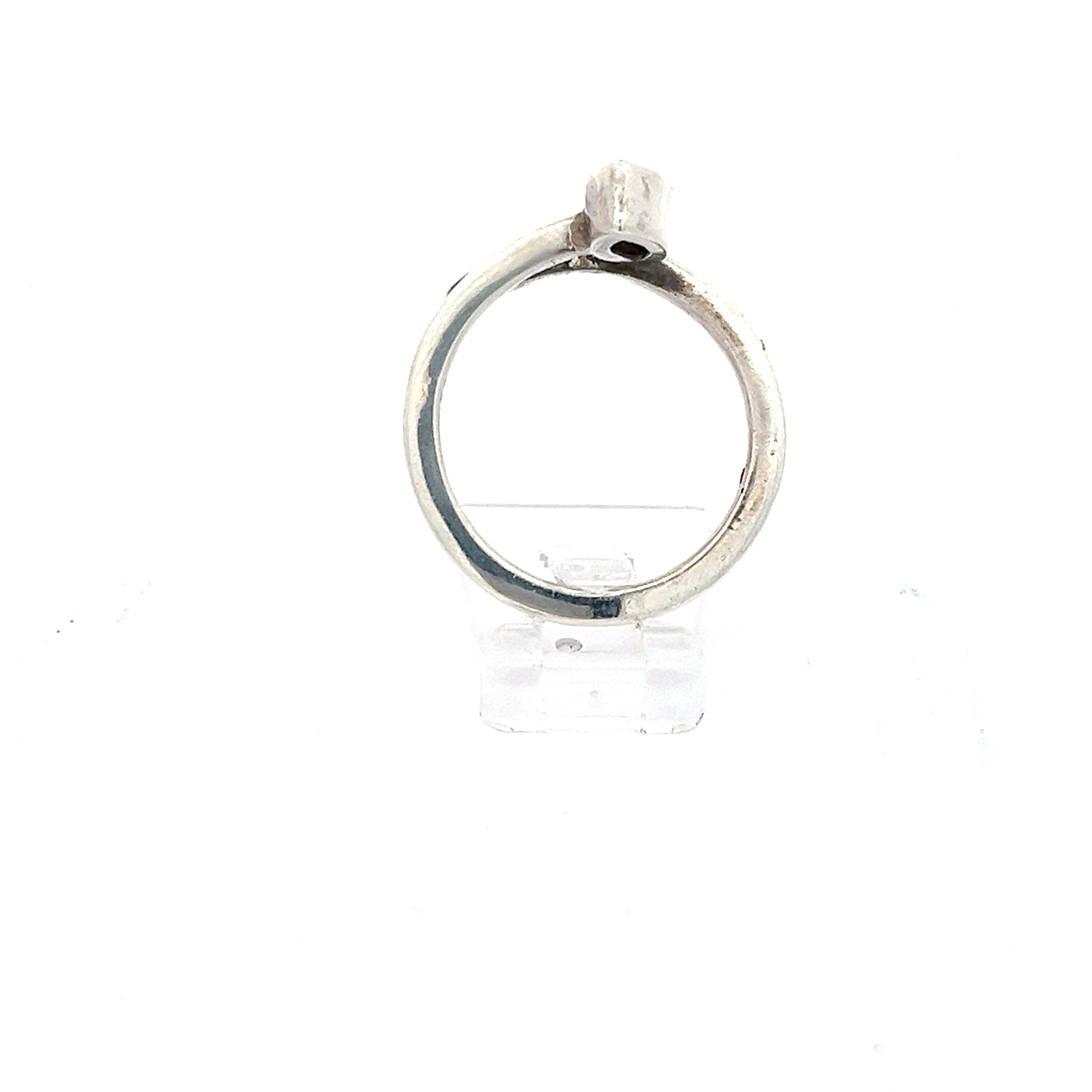 Ring Sterling Silber Pfeil mit Farbstein *56