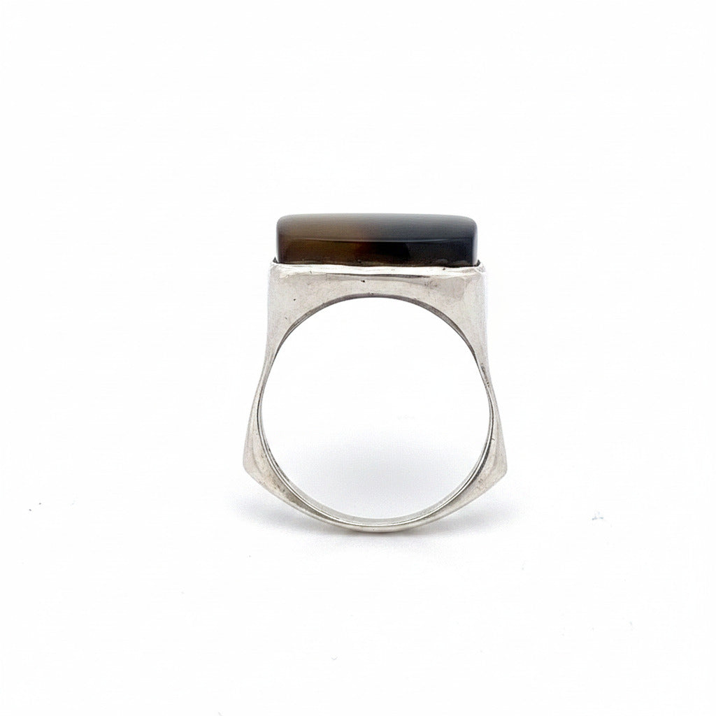 Tigeraugen Ring Sterling Silber 925 *60