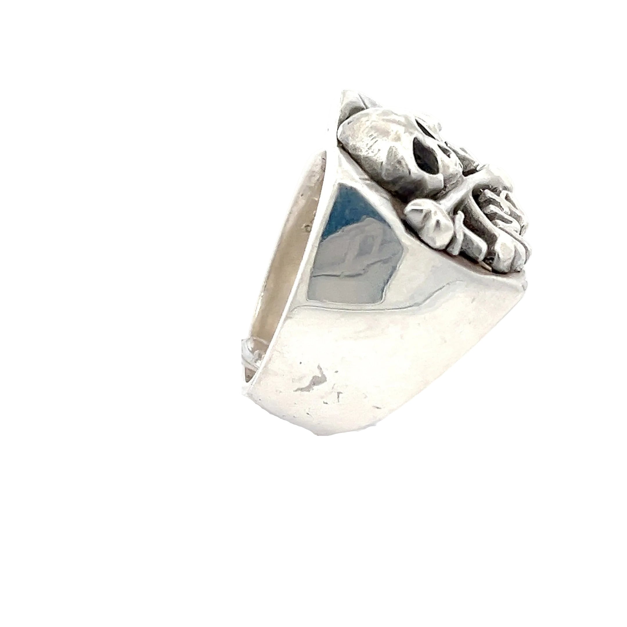 Totenkopf Herren Ring Sterling Silber *62