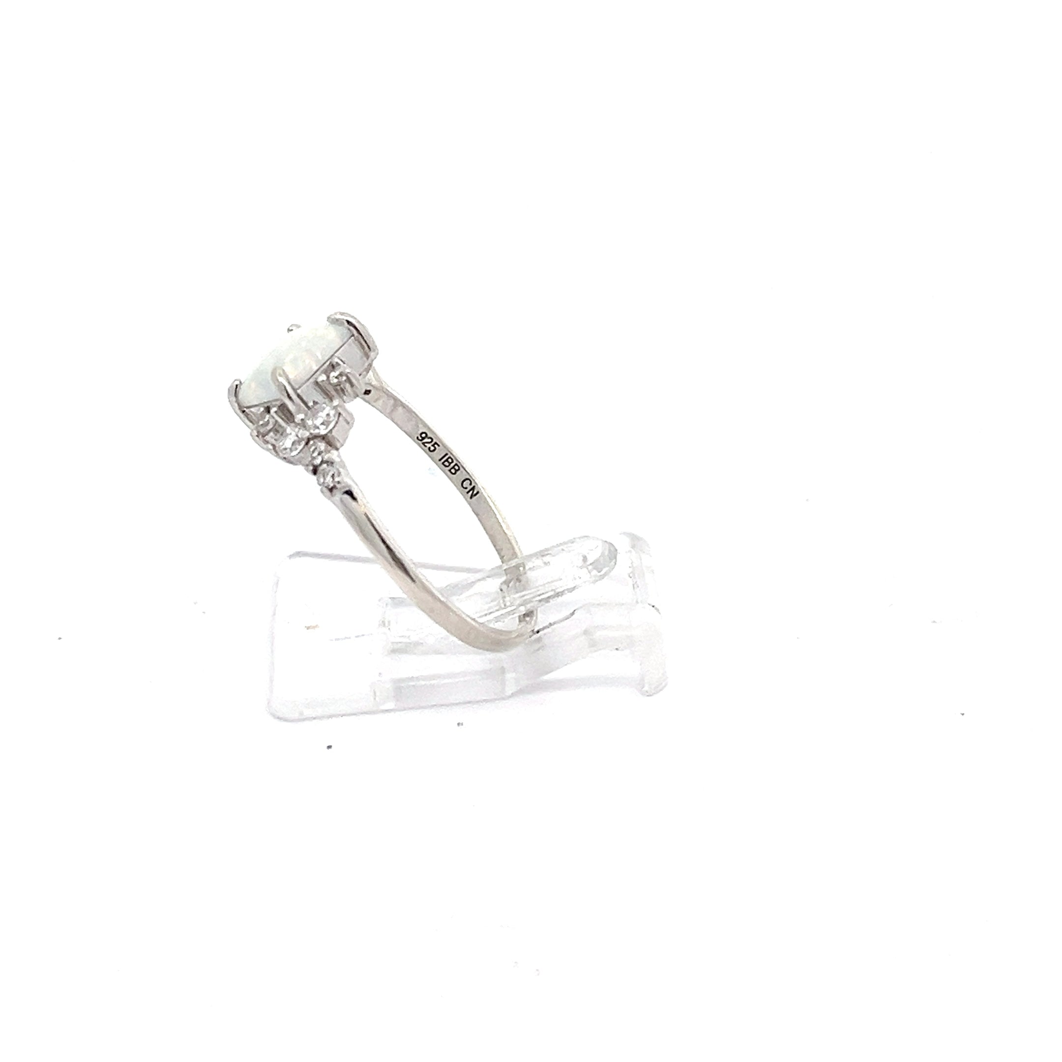 Opal Sterling Silber 925 Ring *55