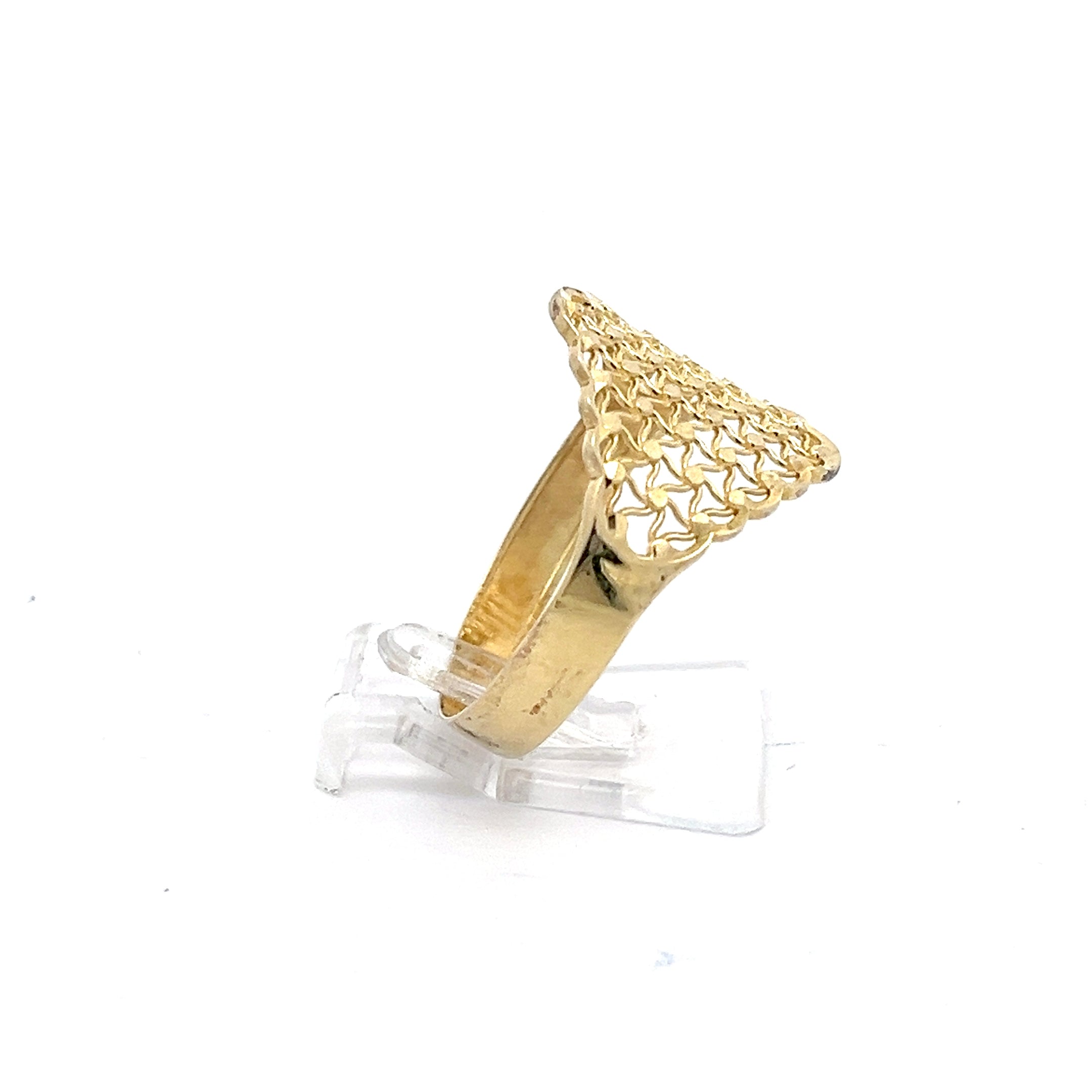 Sterling Silber 925 Ring vergoldet *66